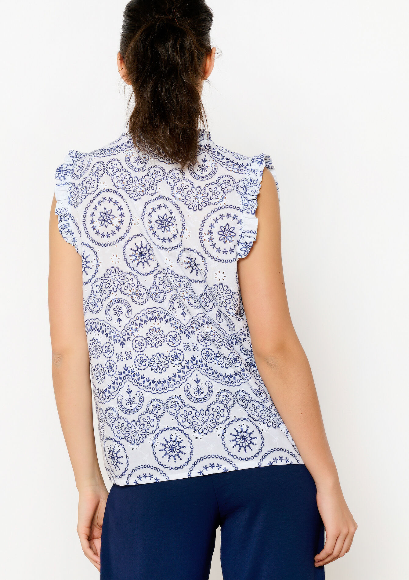 Chemise sans manches à imprimé, Chemise sans manches à imprimé - OFFWHITE - 1109441