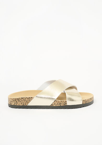 Sandals imitation leather - GOLD - 13000752_1058