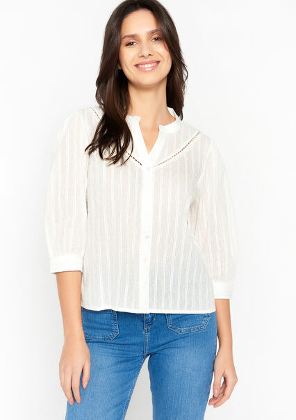 Cotton shirt - OPTICAL WHITE - 05702079_1019
