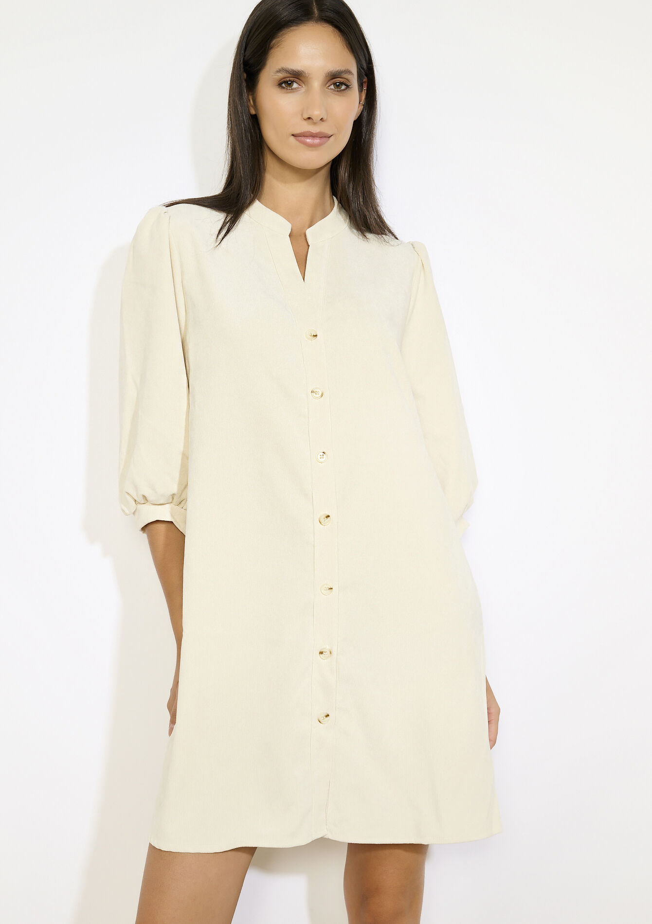 Robe courte en velours côtelé, Robe courte en velours côtelé, , back