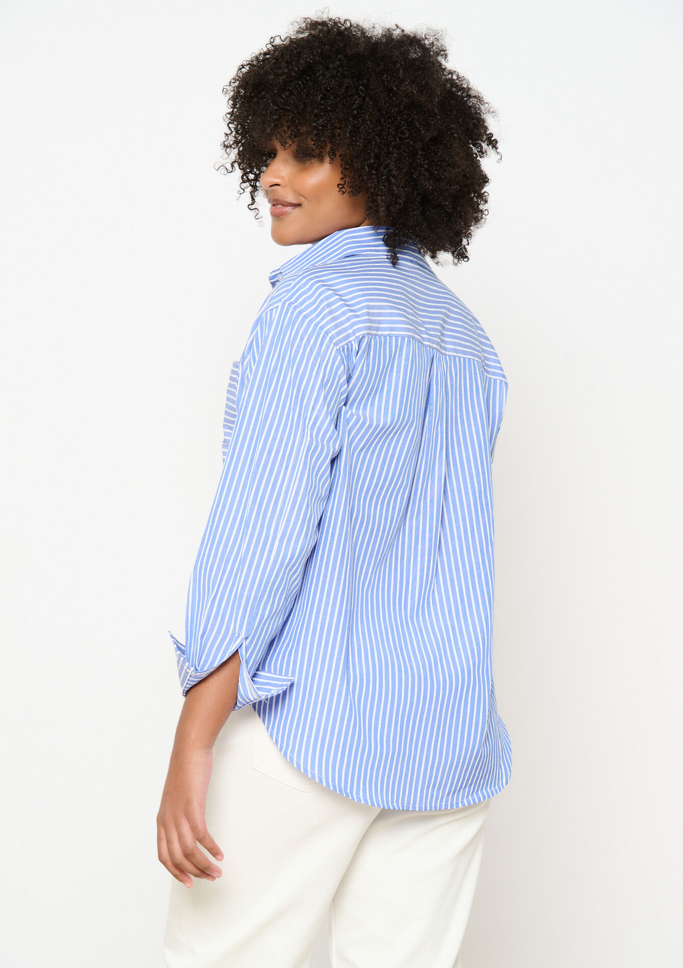 Gestreept hemd, Gestreept hemd - BLUE FAIENCE - 05702720_1584