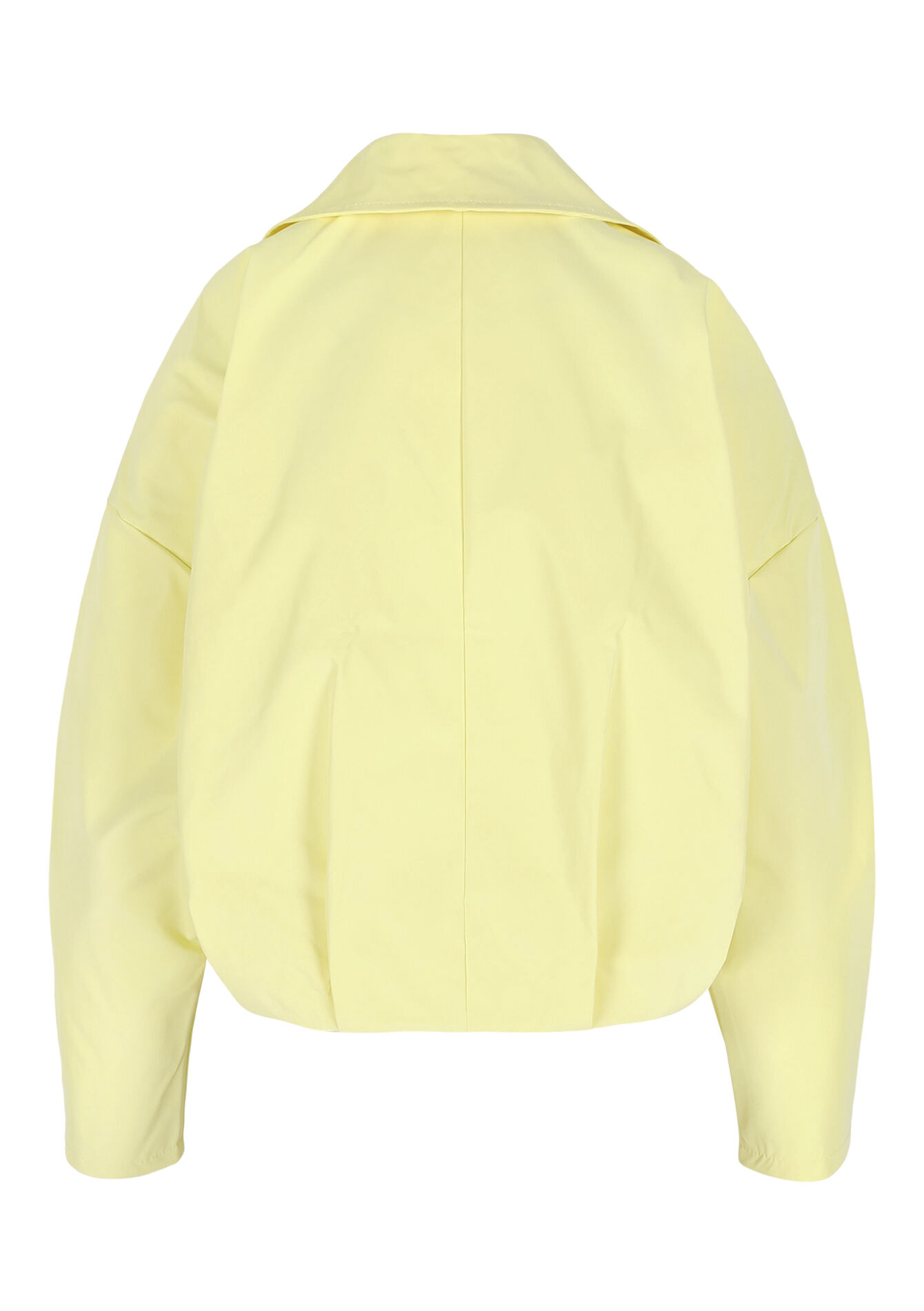 Cropped zip jacket - YELLOW PASTEL - 09101210_5004