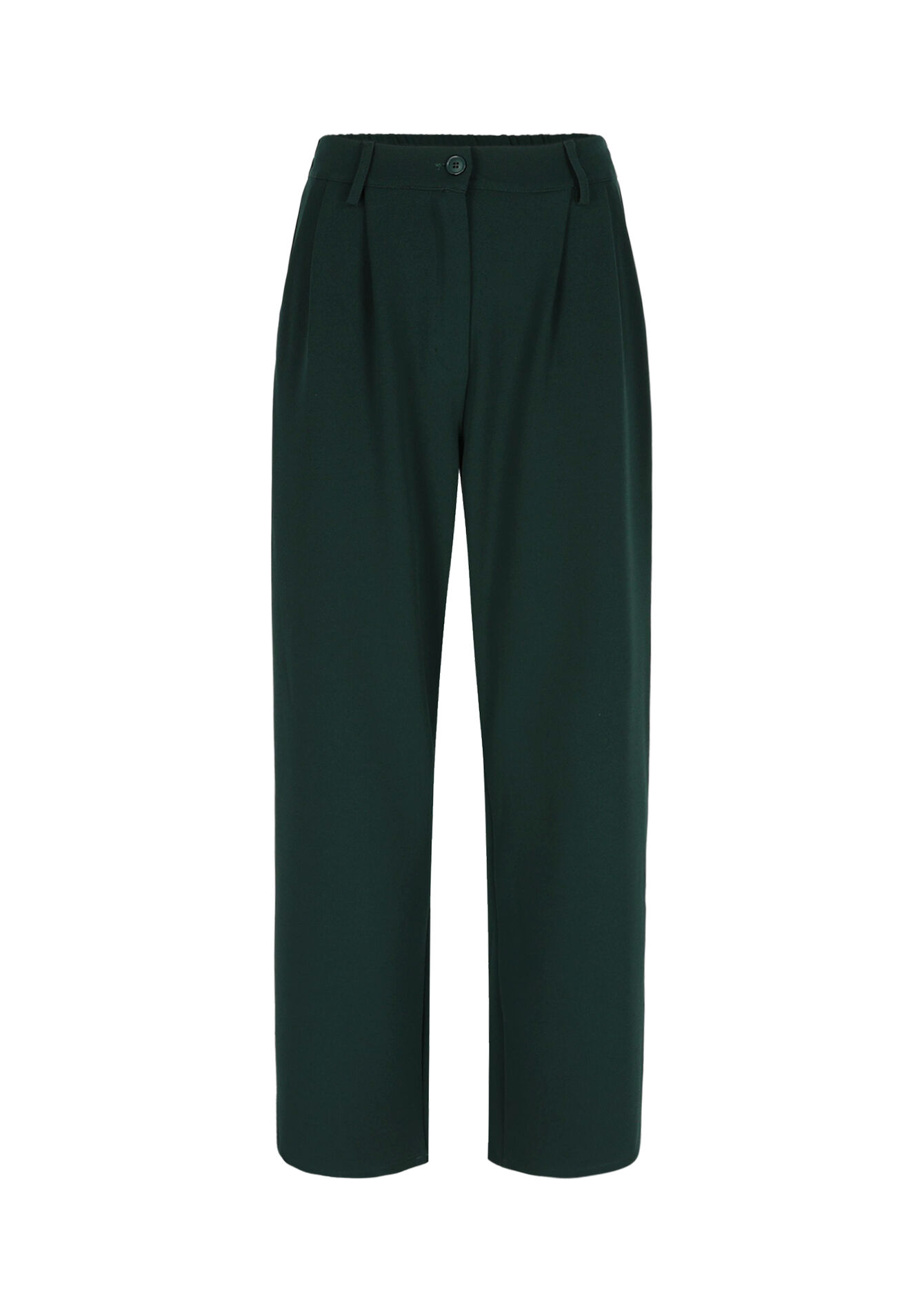 Tailored twill broek - BOTTLE GREEN - 06100744_1778
