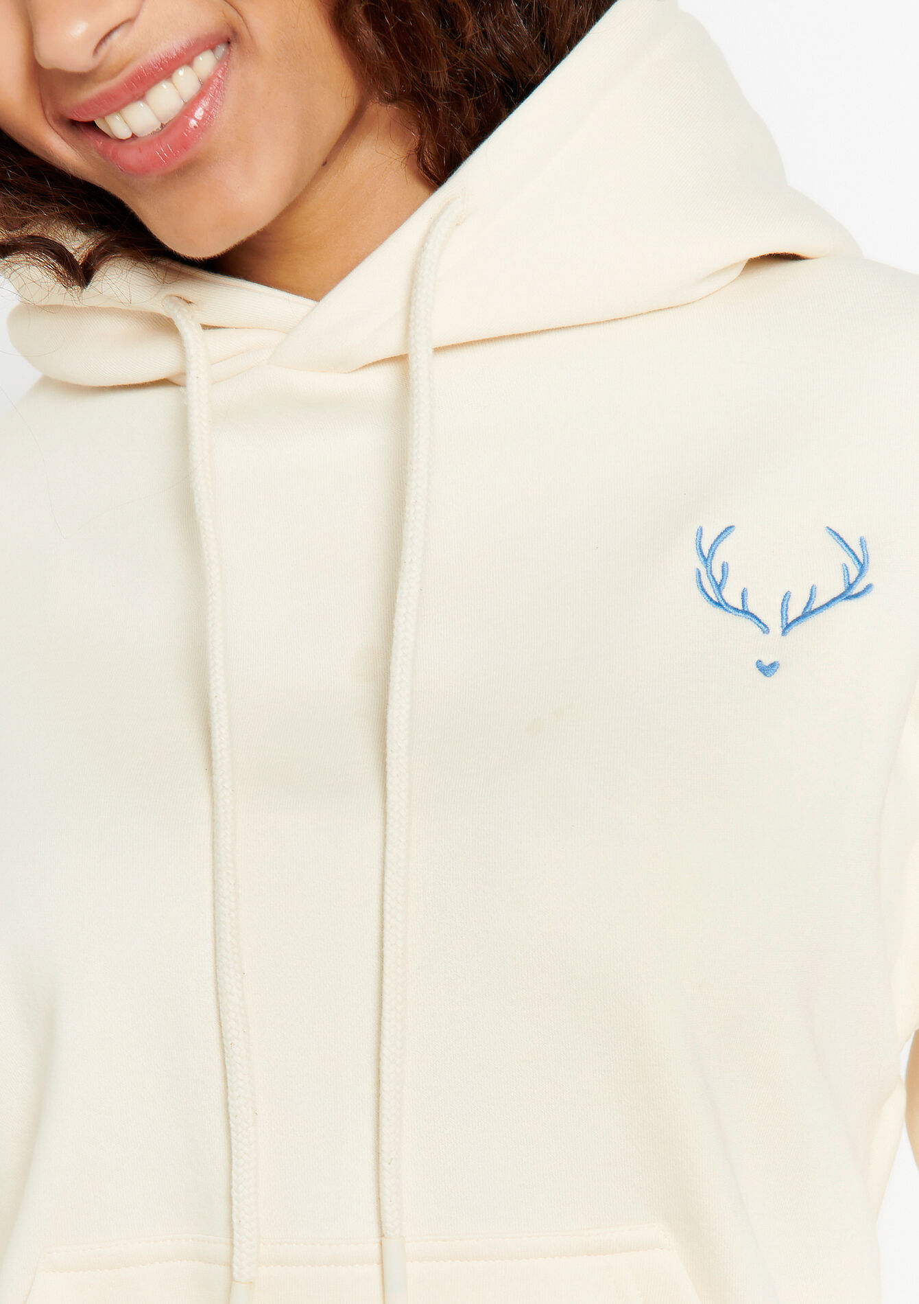 Sweat à capuche ample, Sweat à capuche ample - VANILLA WHITE - 15100228_1013