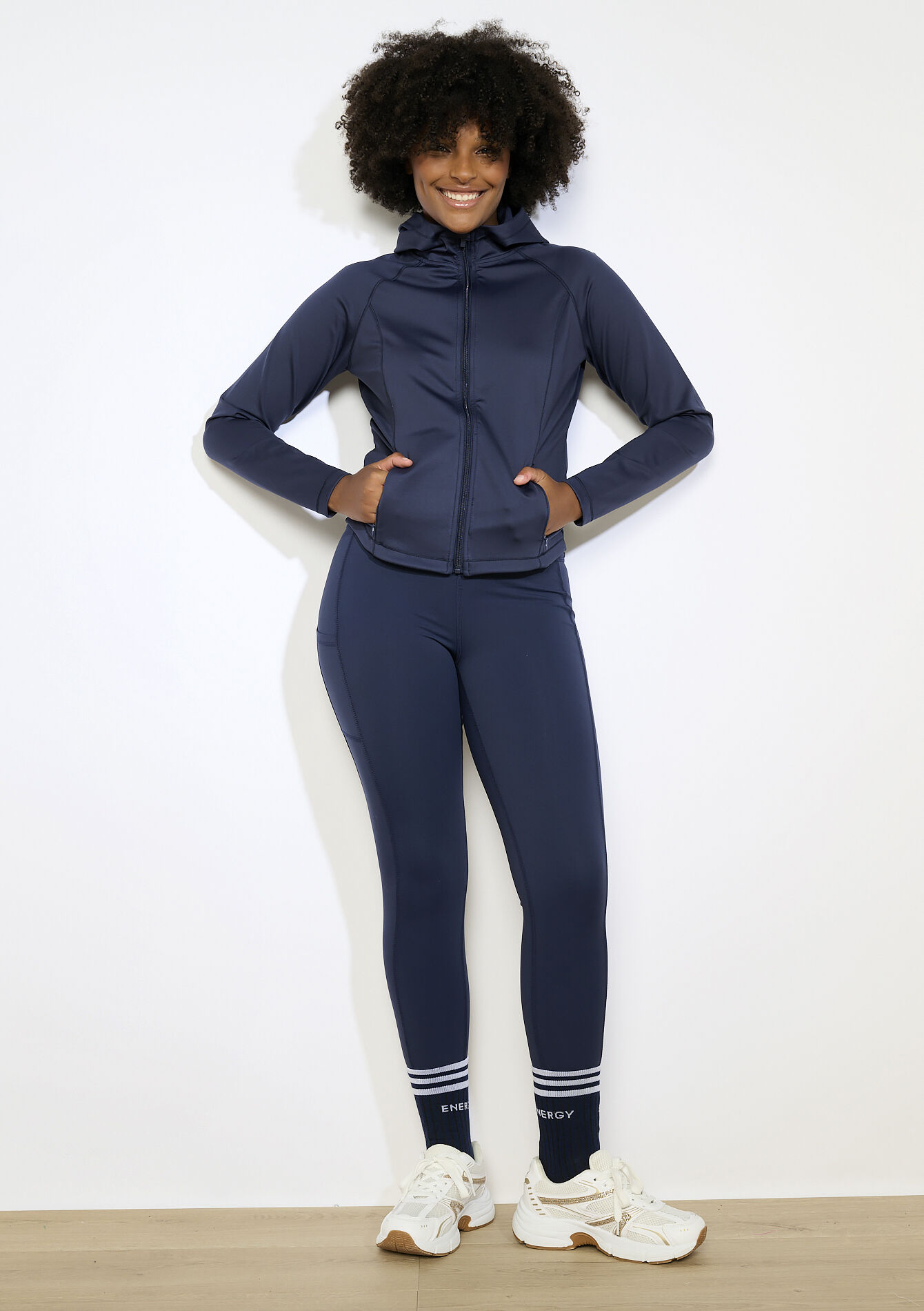 Technisch sportvest met rits, Technisch sportvest met rits - NAVY BASIC - 15100366_2723