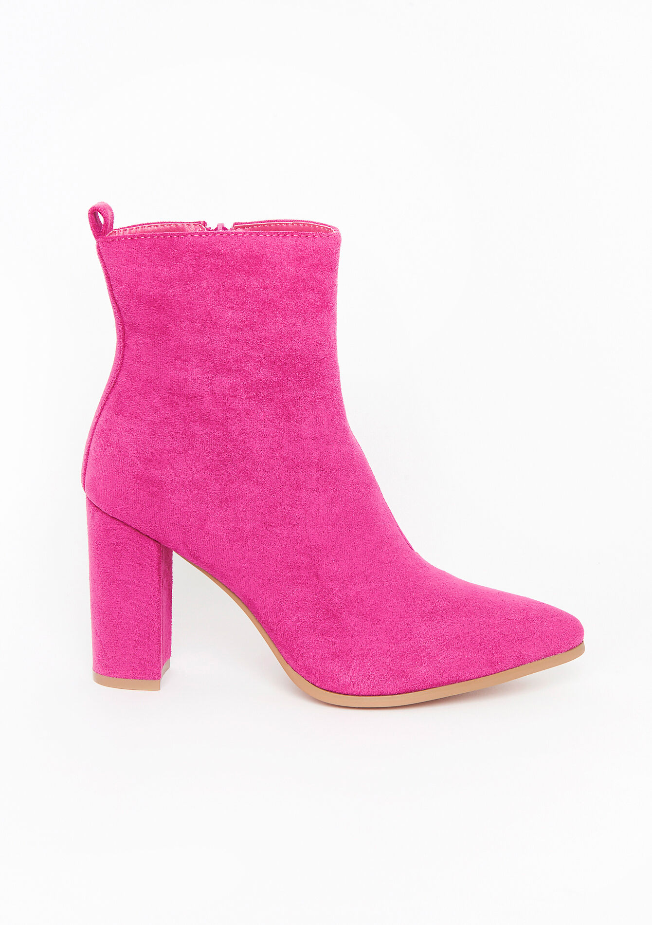 Suede boots, Suede boots - FUCHSIA - 13100209