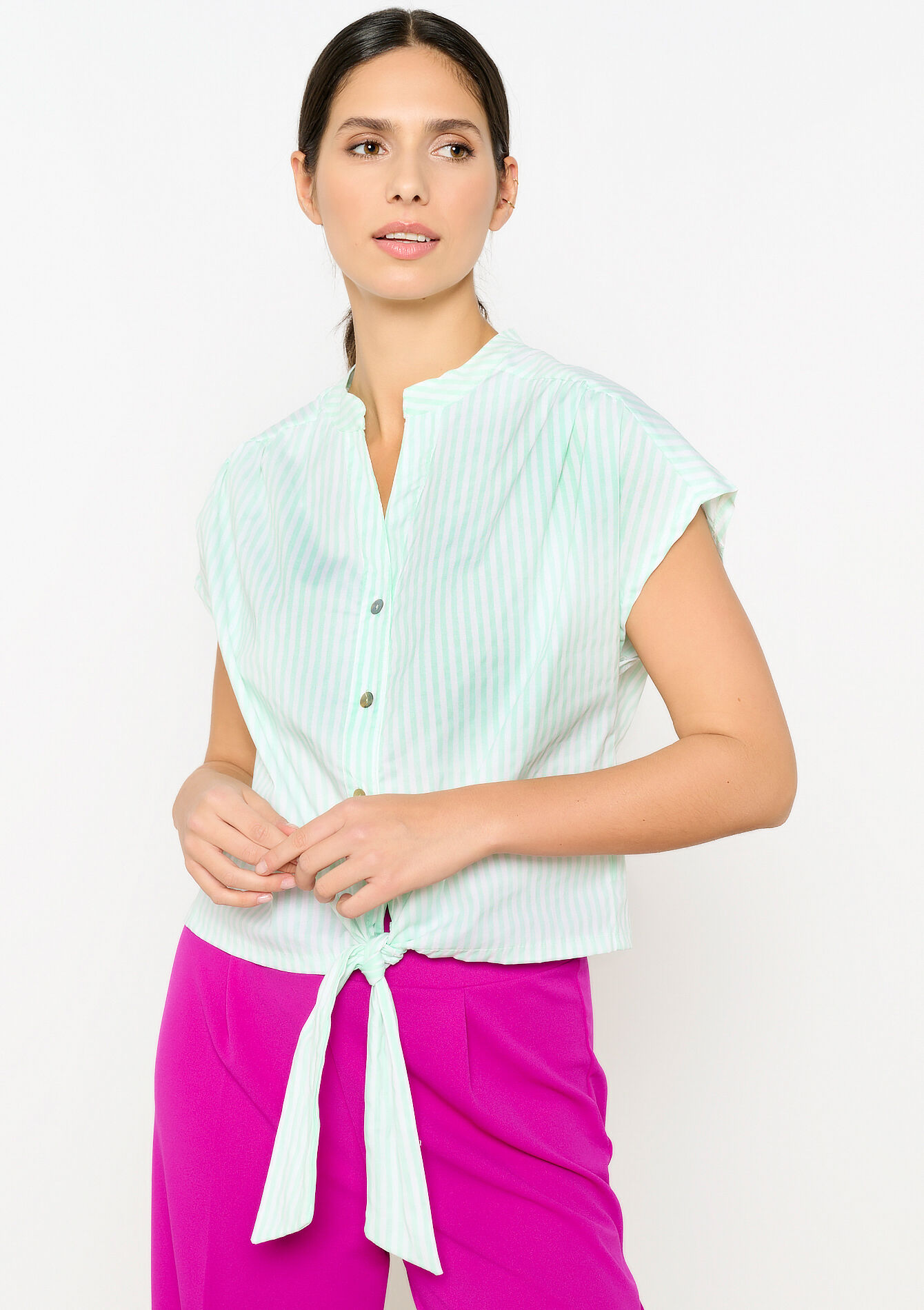 Chemise à manches courtes, Chemise à manches courtes - LIME - 05702489_4711