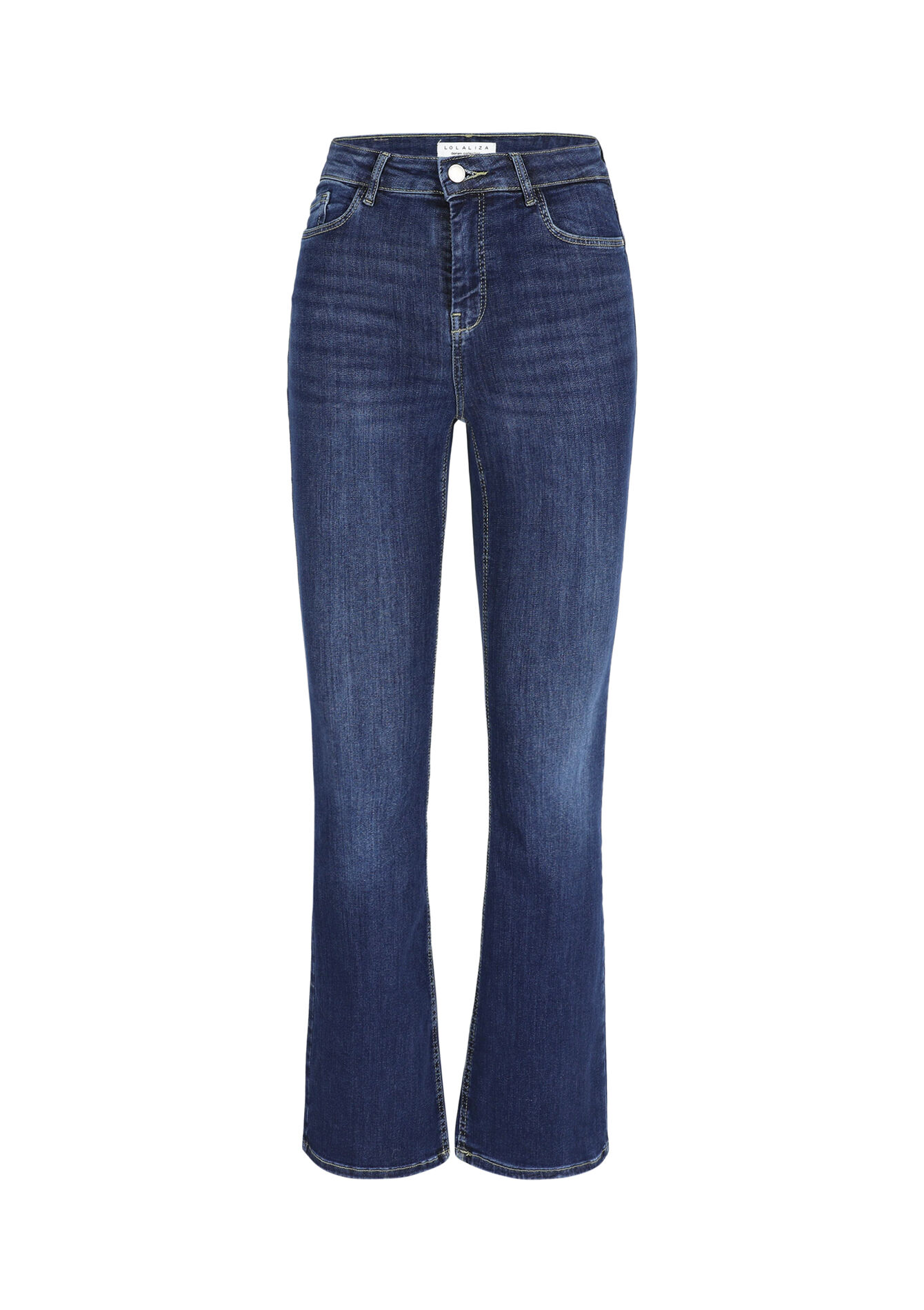 Jean bootcut taille haute, Jean bootcut taille haute - DARK BLUE - 22000559_0501