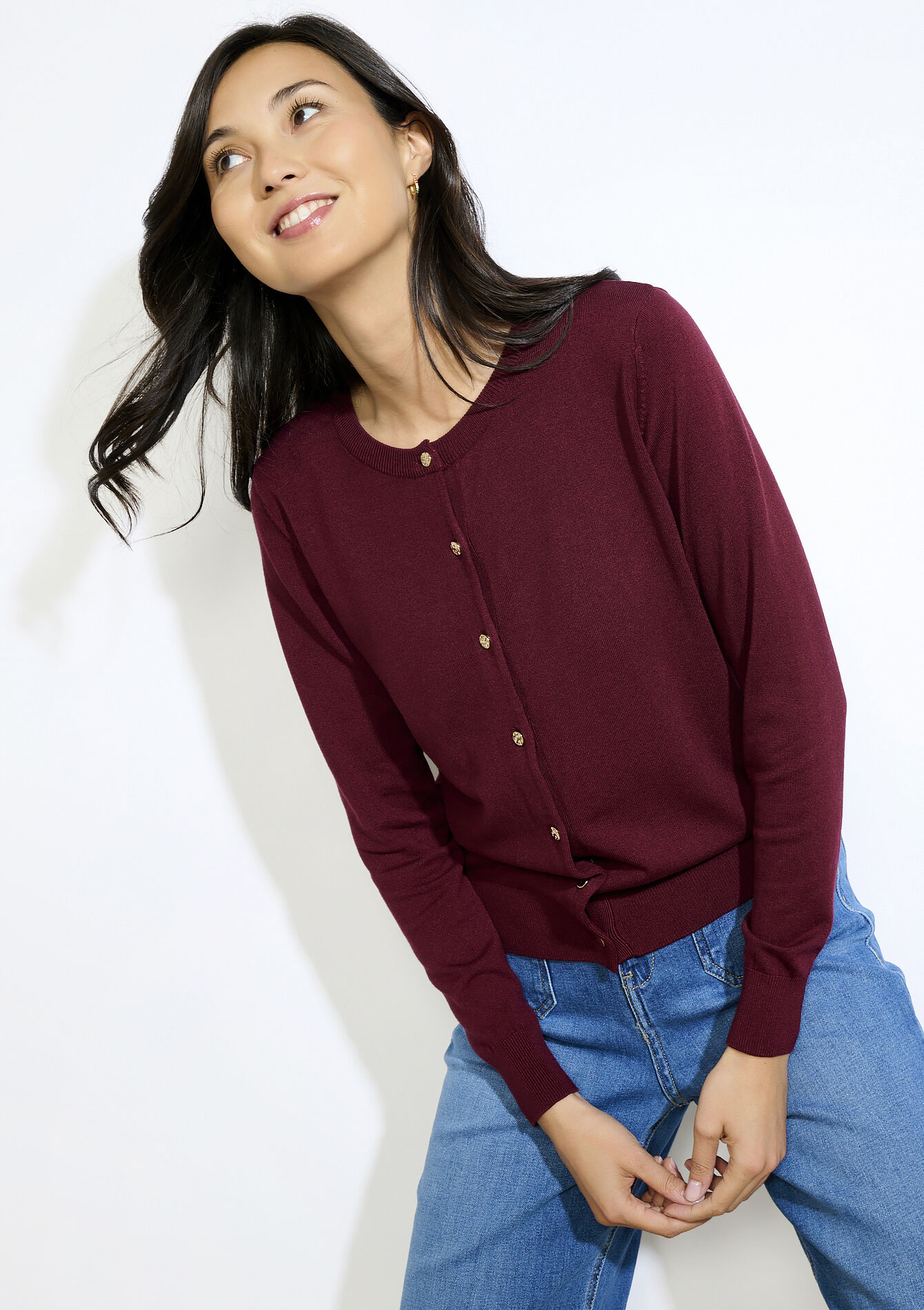 Klassiek gebreid vestje, Klassiek gebreid vestje, , back