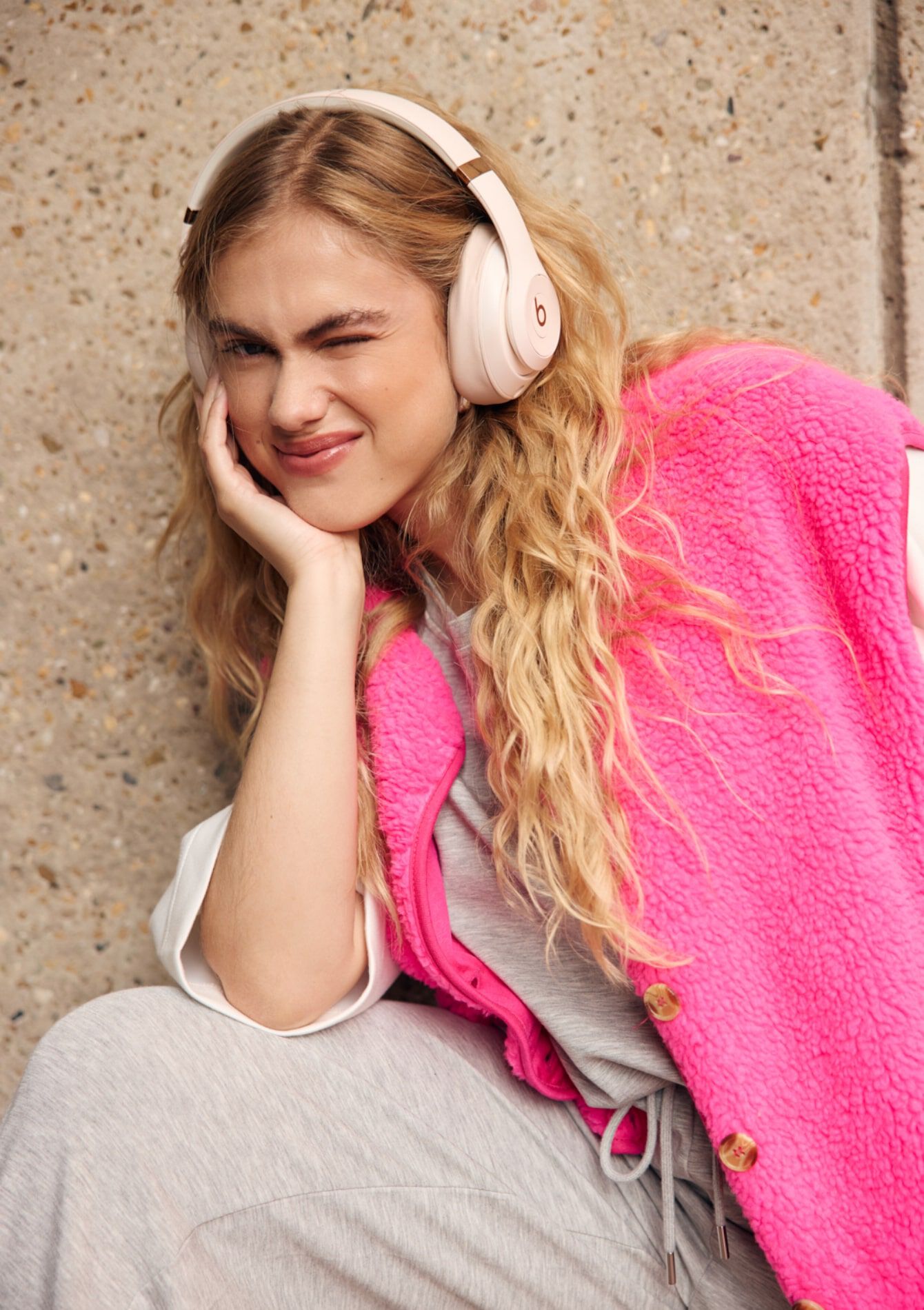 Zachte mouwloze bodywarmer, , back