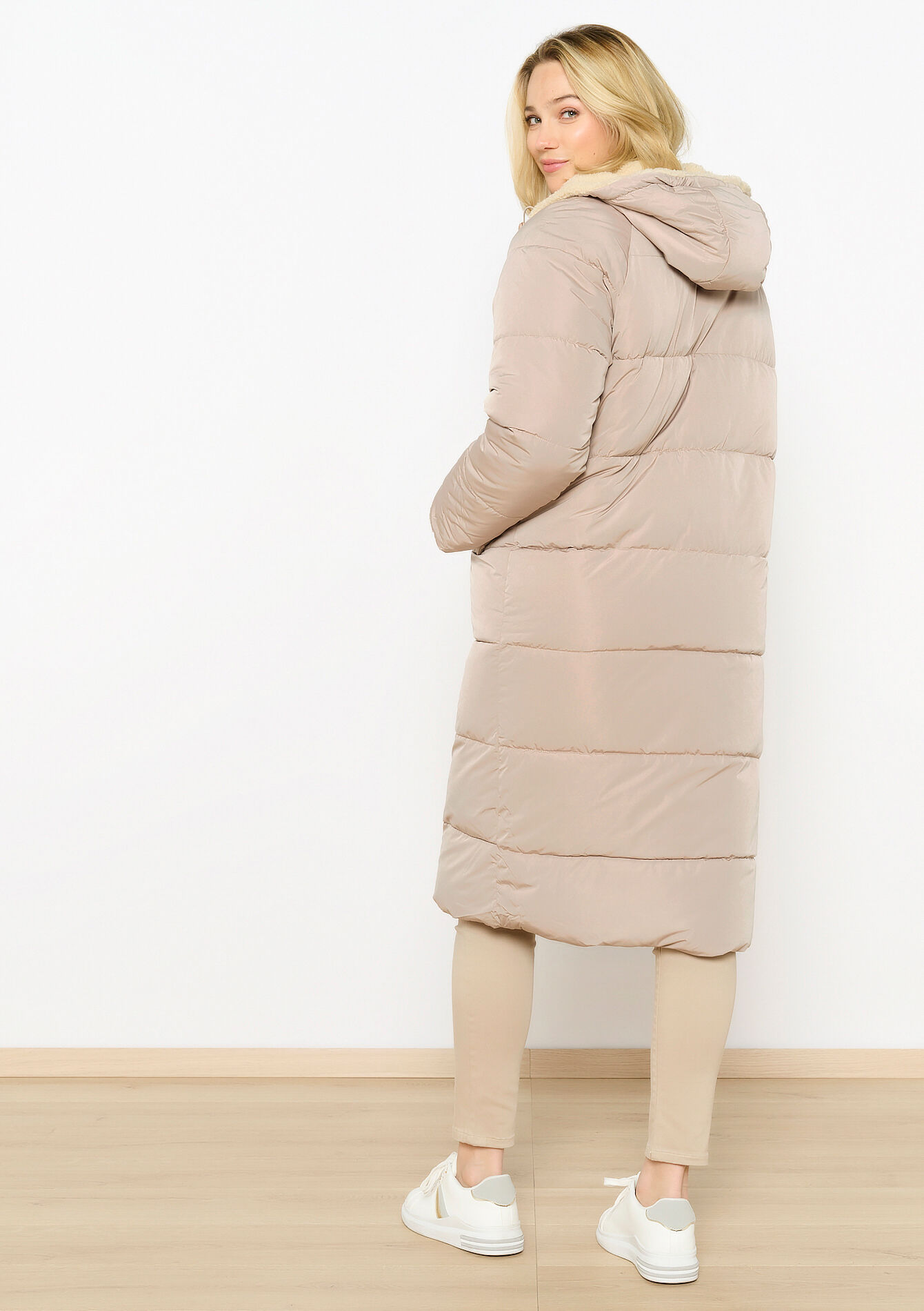 Manteau matelassé réversible - LIGHT TAUPE - 23000701_2572
