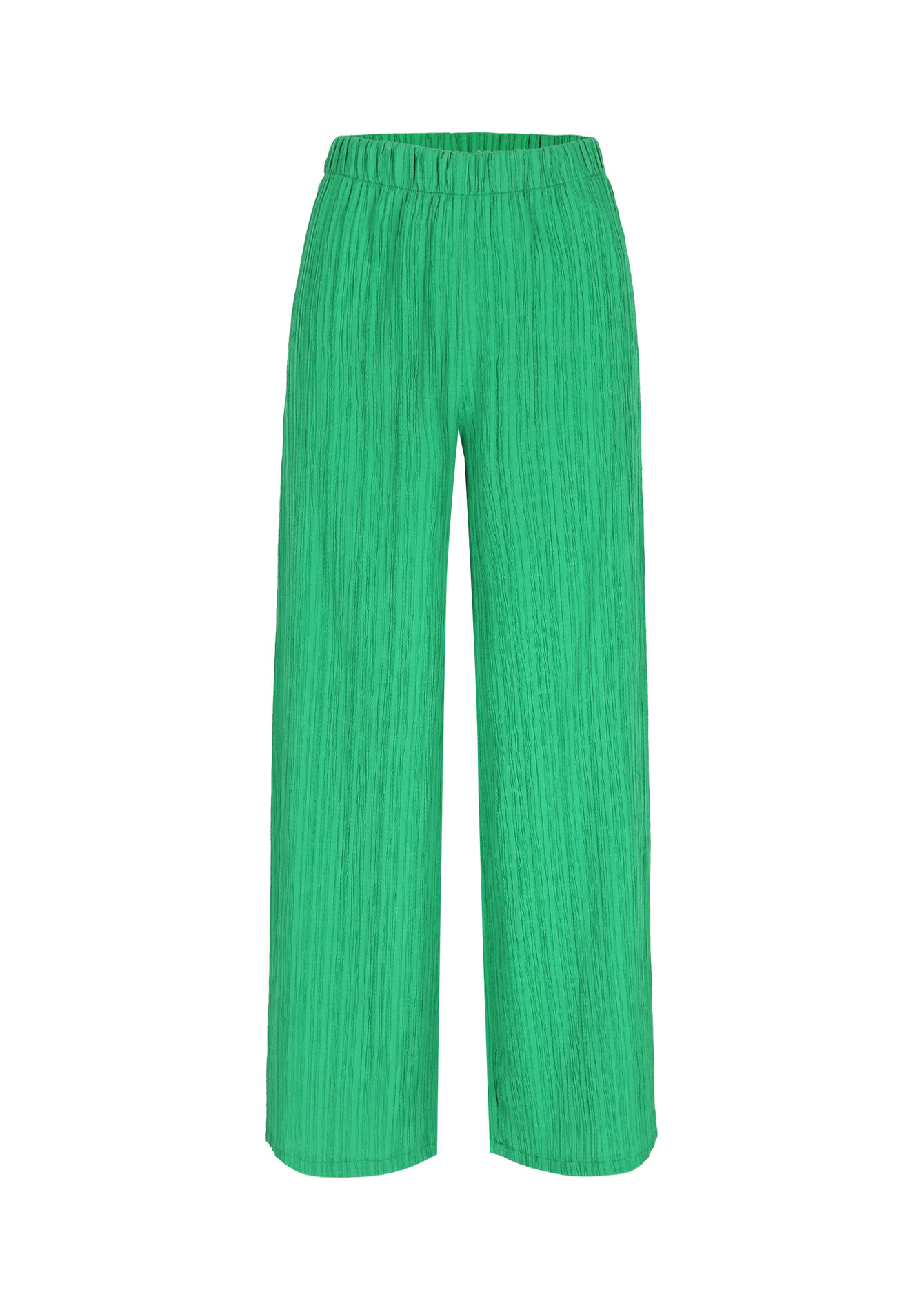 Broek met plissé, Broek met plissé - GREEN APPLE - 06600829_1783