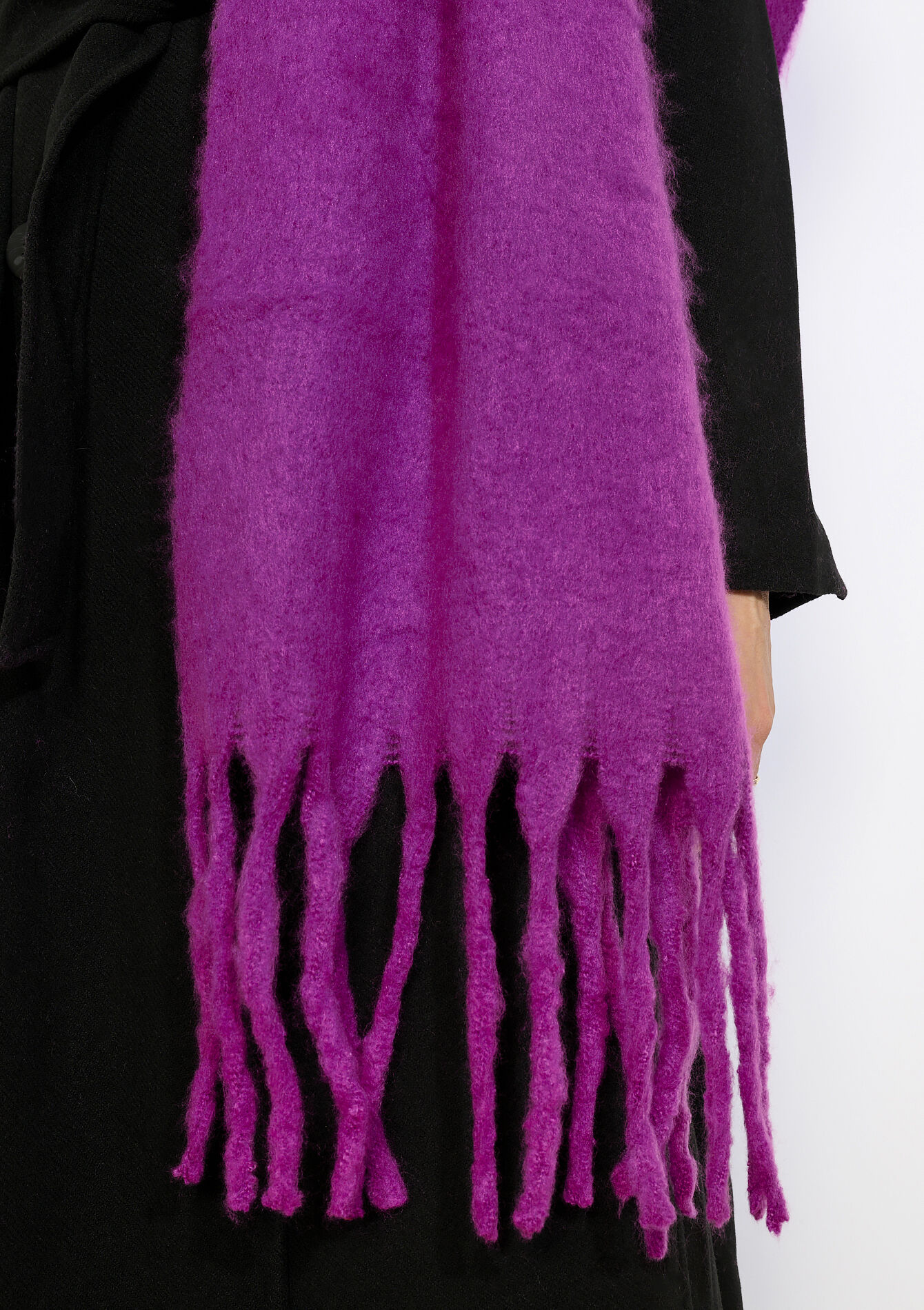 Lange effen sjaal, Lange effen sjaal - PURPLE BLUSH - 17101391_2577