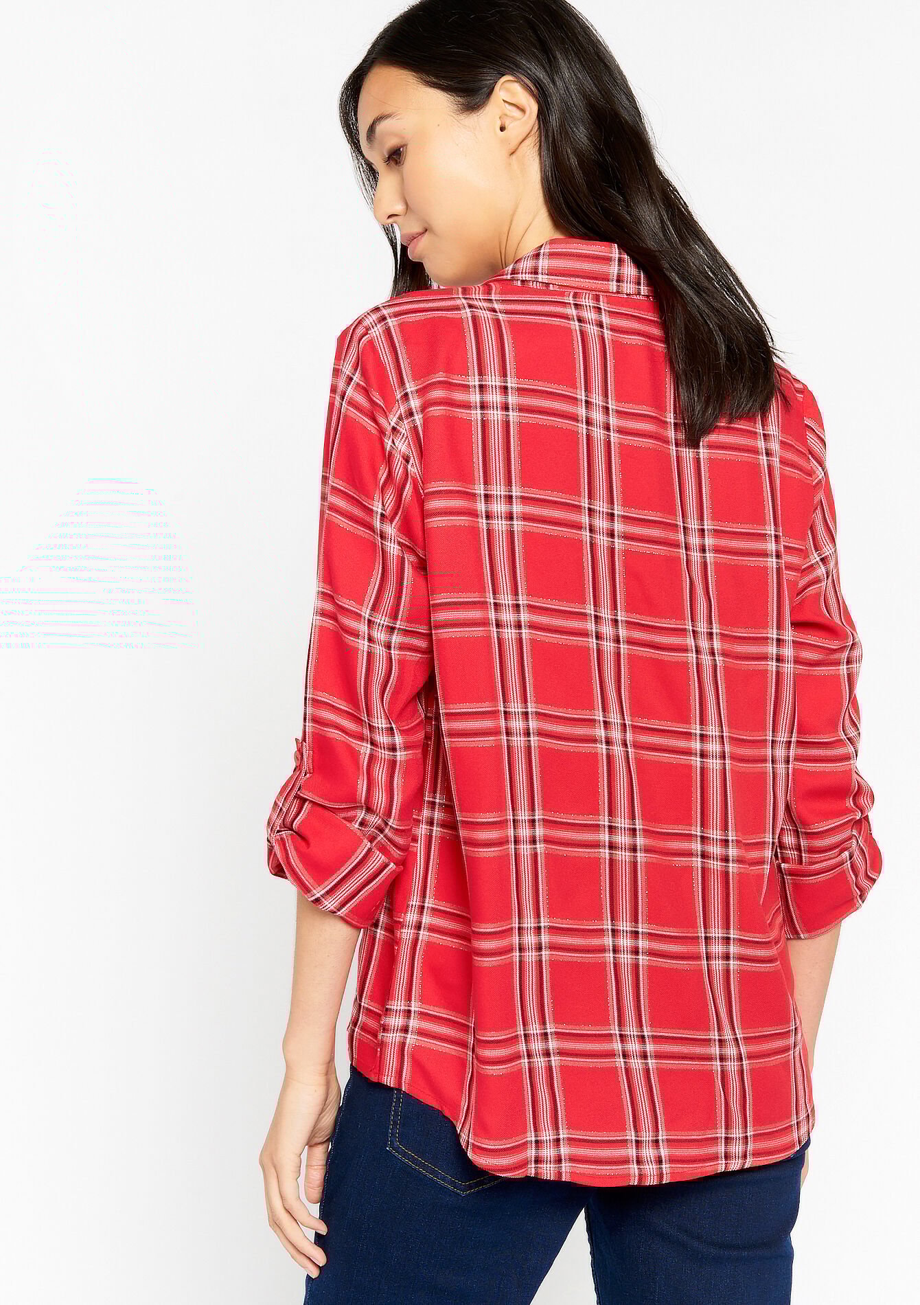 Chequered shirt, Chequered shirt - RED LOLLIPOP - 05702260_5301