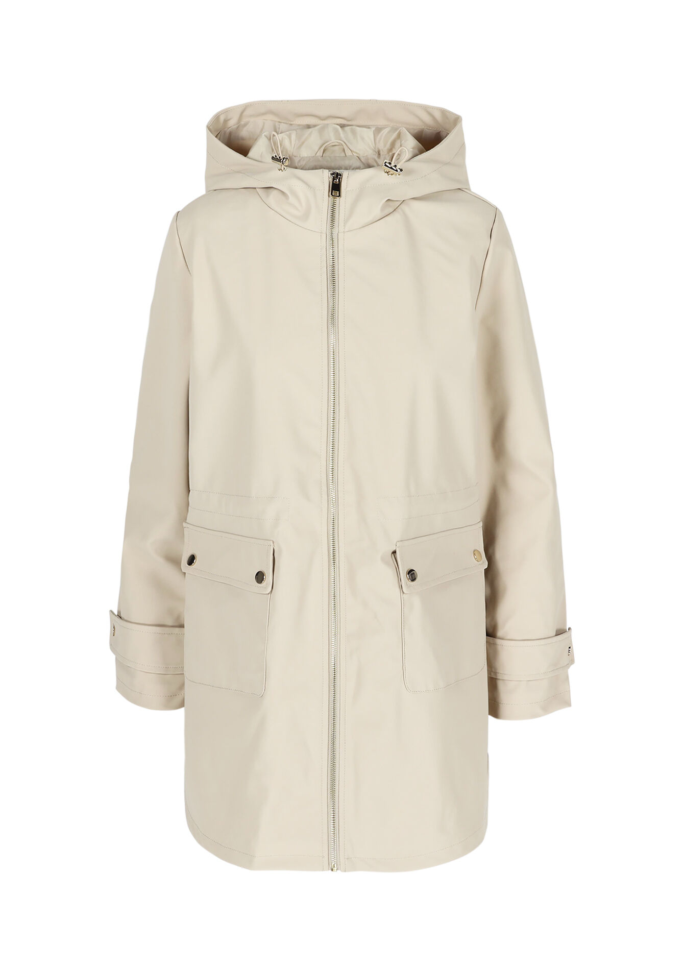 Lange gecoate parka, Lange gecoate parka - LT BEIGE - 23000724_2527