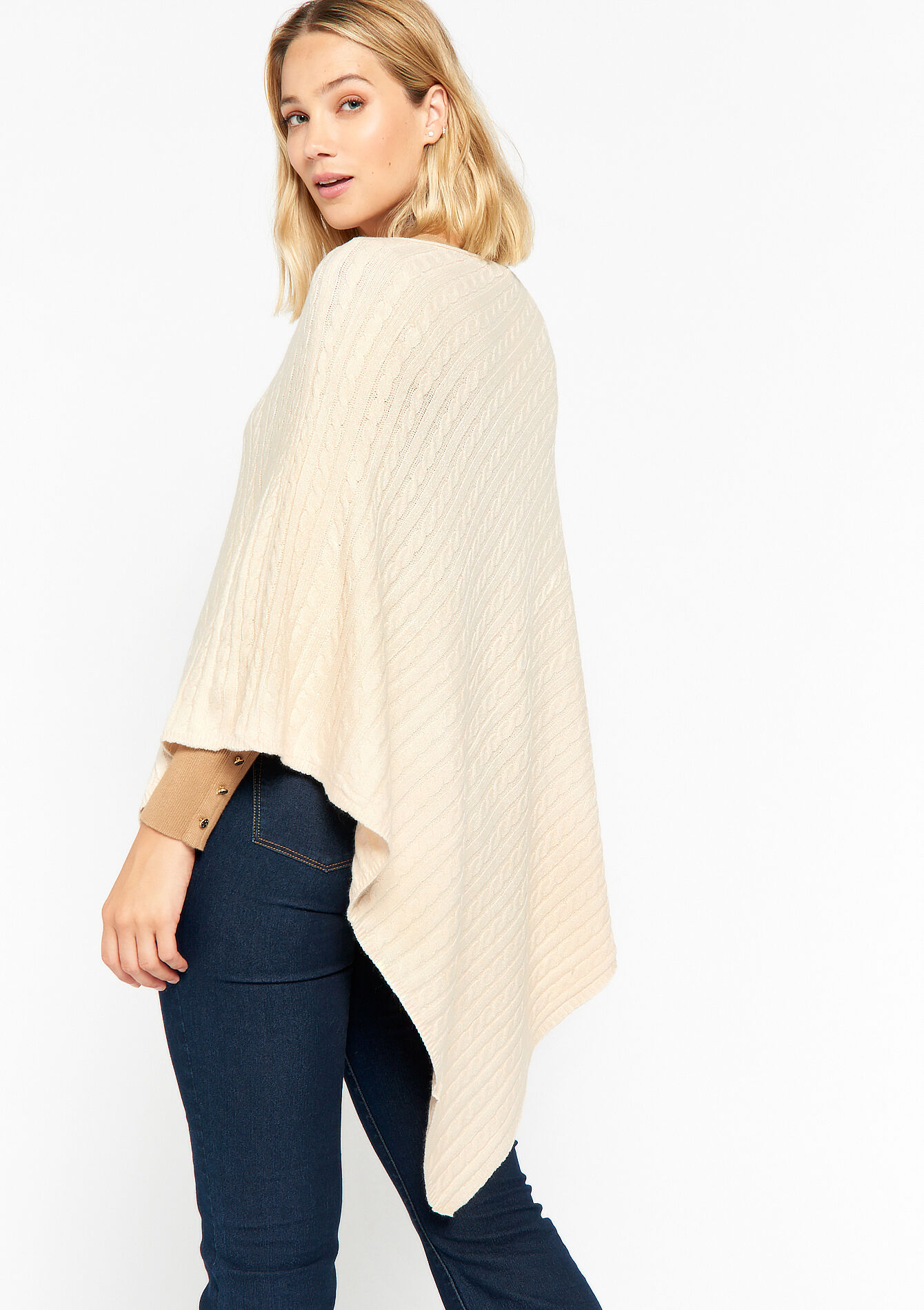 Poncho, Poncho - ECRU PEACH - 17100978_2564