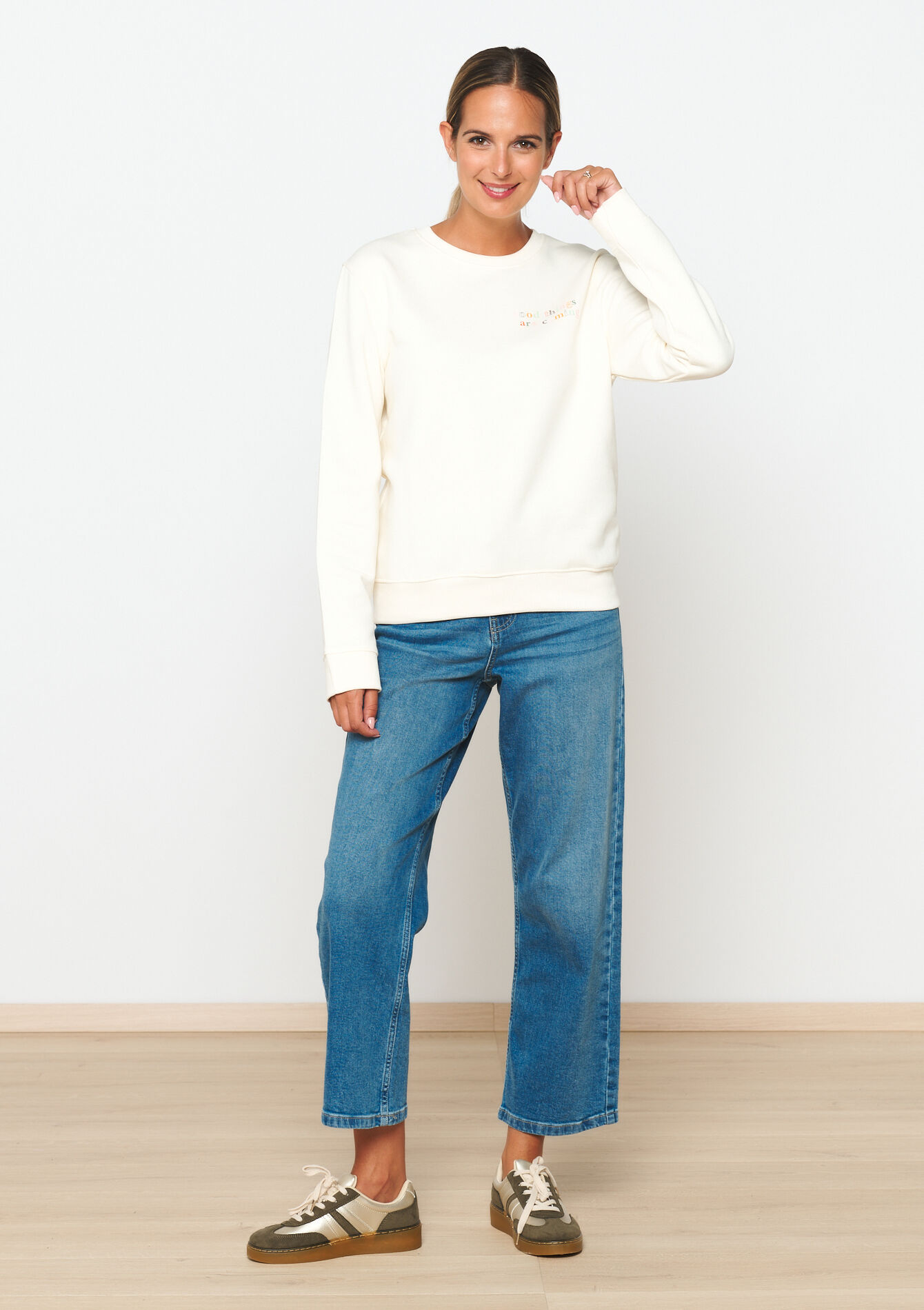 Pull avec imprimé, Pull avec imprimé - VANILLA WHITE - 03001717_1013