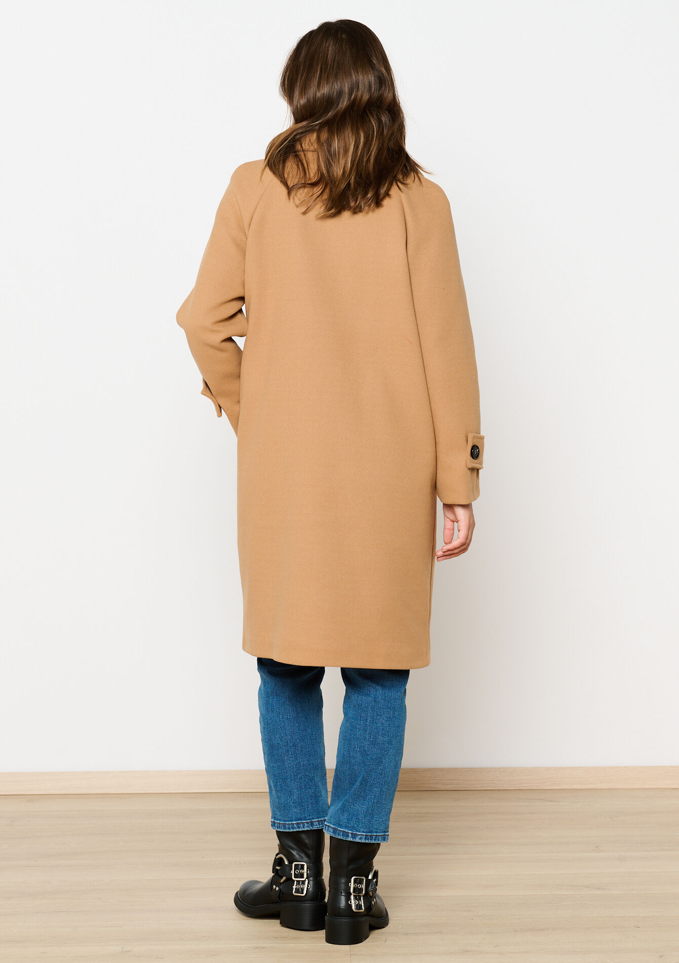 Manteau mi-long - CAMEL GINGER - 23000713_3831