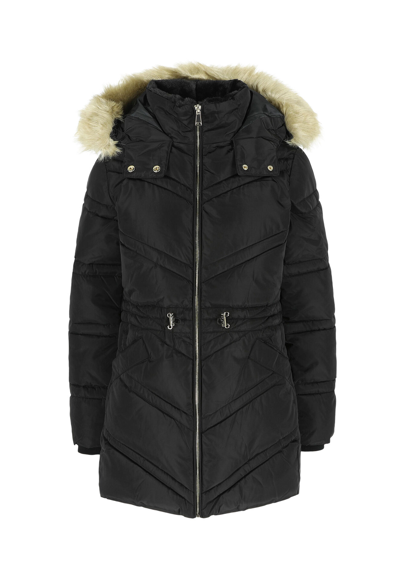 Manteau matelassé - BLACK - 23000689_1119