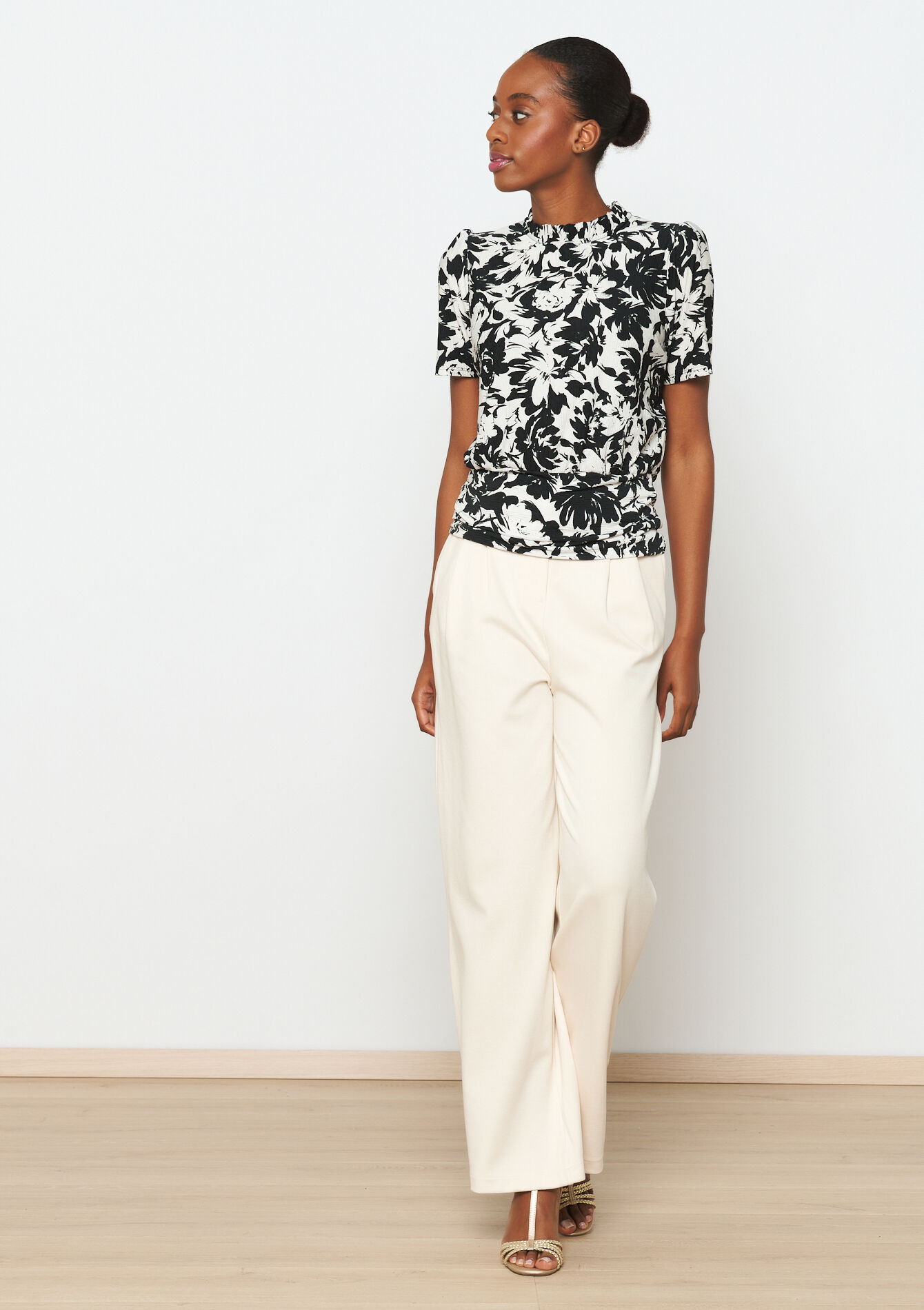 T-shirt with print - OFFWHITE - 02301566_1001