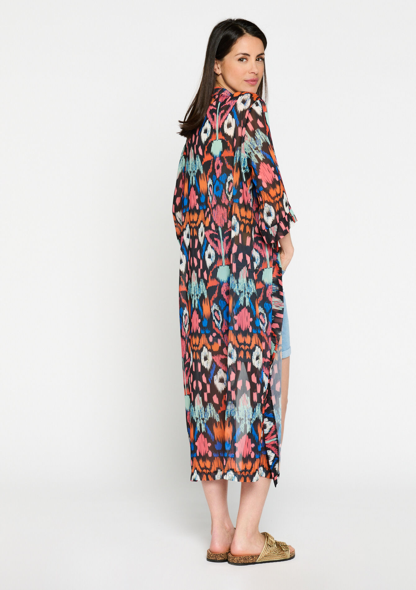 Lange kimono - BLACK - 09100800_1119