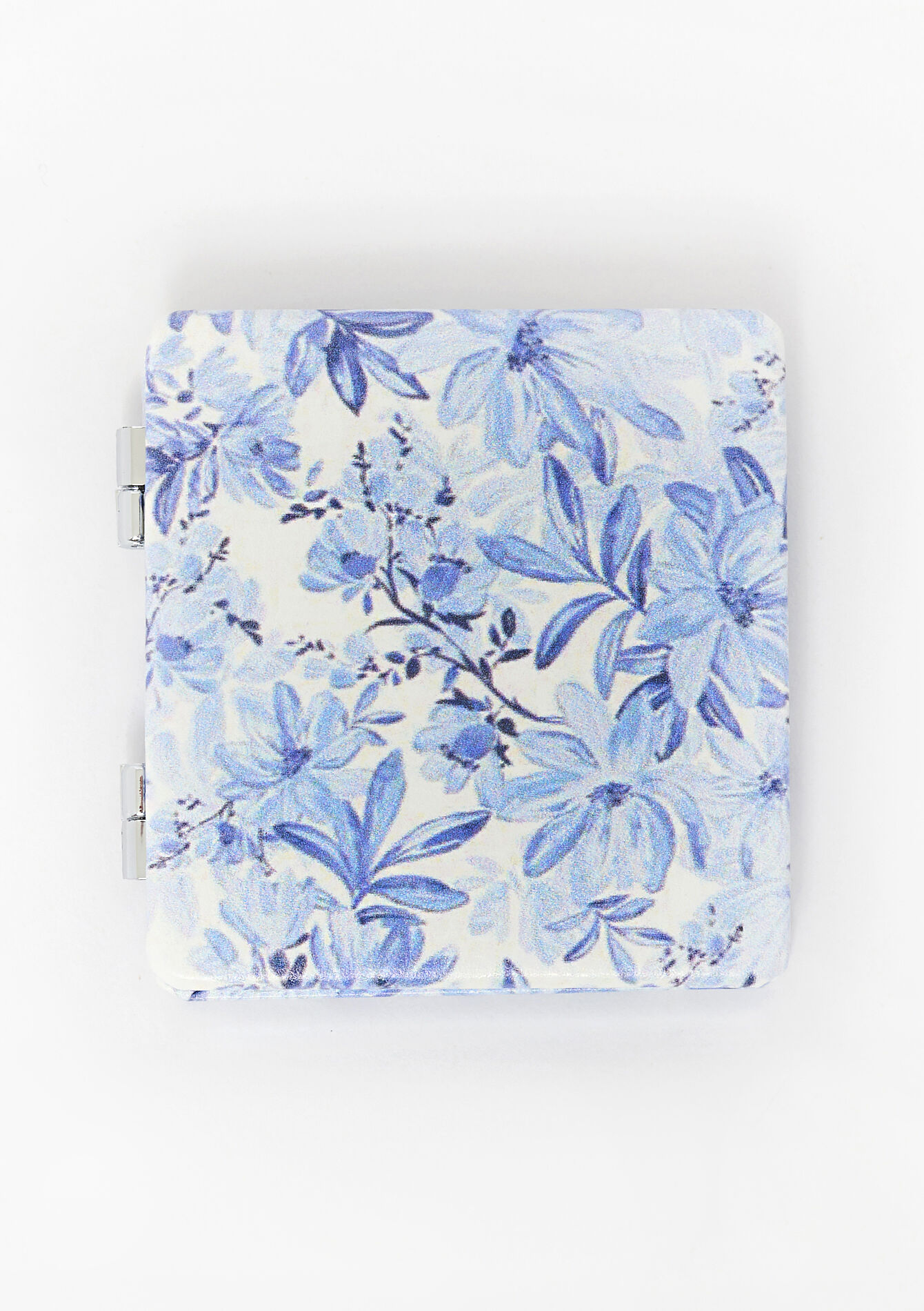 Floral compact mirror, Floral compact mirror - BLUE PASTEL - 17002160_3003