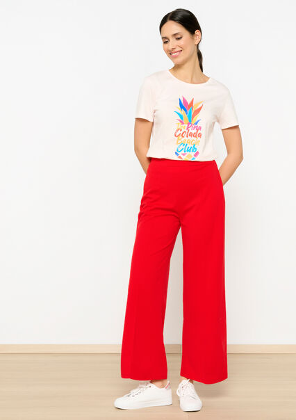 Loose-fitting trousers - RED LOLLIPOP - 06600826_5301