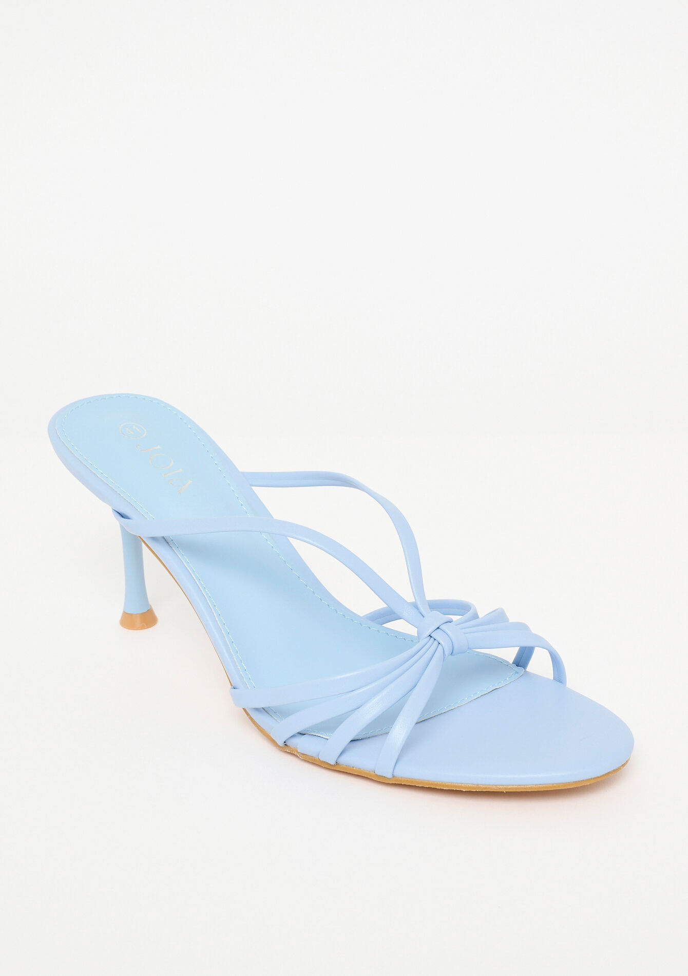 Sandalen met hak en bandjes - BLUE PASTEL - 13000859_3003