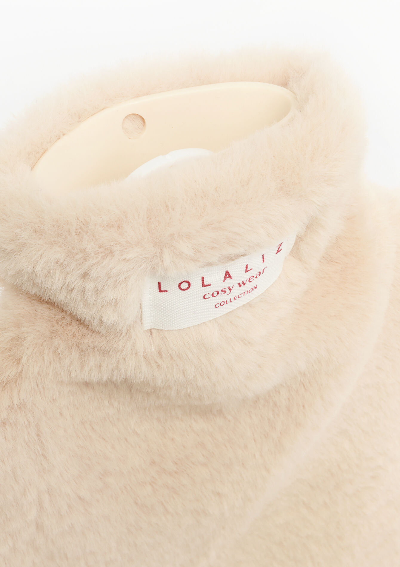 Water bottle with faux fur, Water bottle with faux fur - OFFWHITE - 1085002