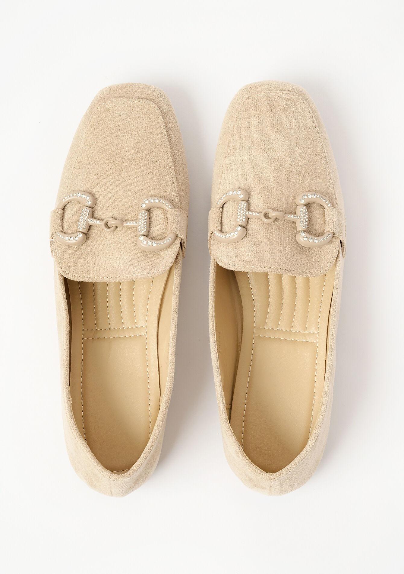 Suede loafers, Suede loafers - LT BEIGE - 13000741_2527