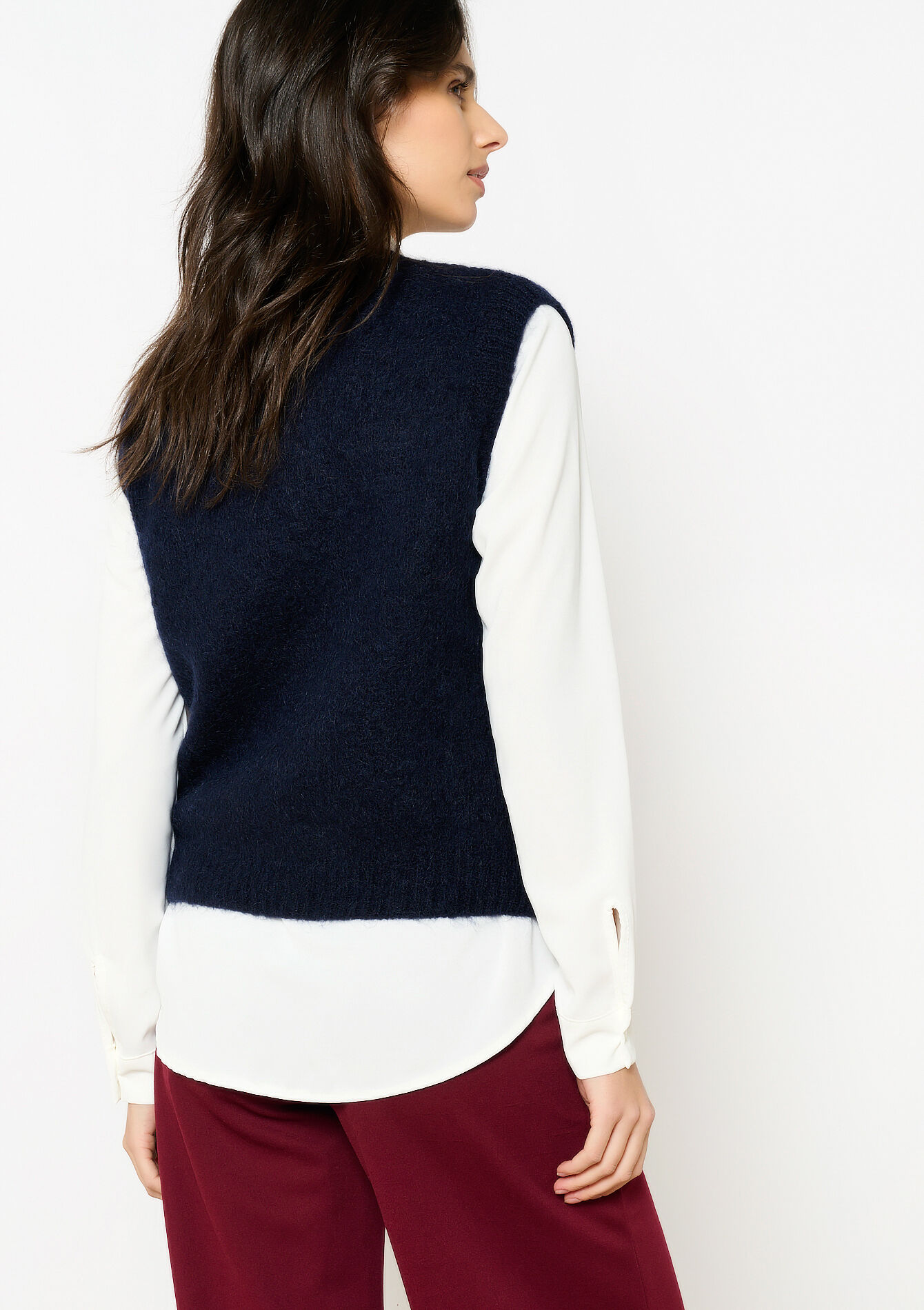 Mohair cardigan, Mohair cardigan - NAVY BASIC - 04101270_2723