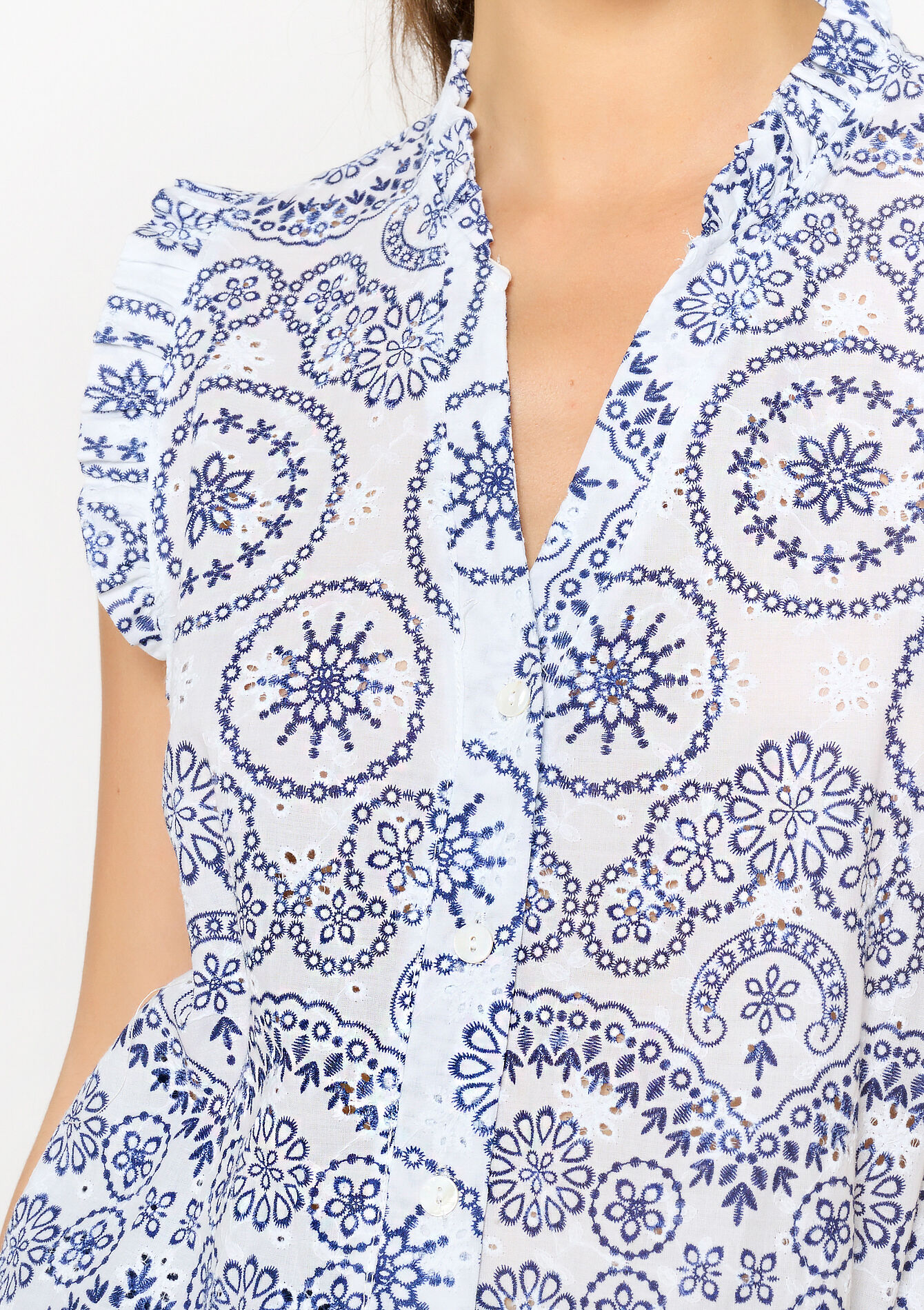 Chemise sans manches à imprimé, Chemise sans manches à imprimé - OFFWHITE - 1109441