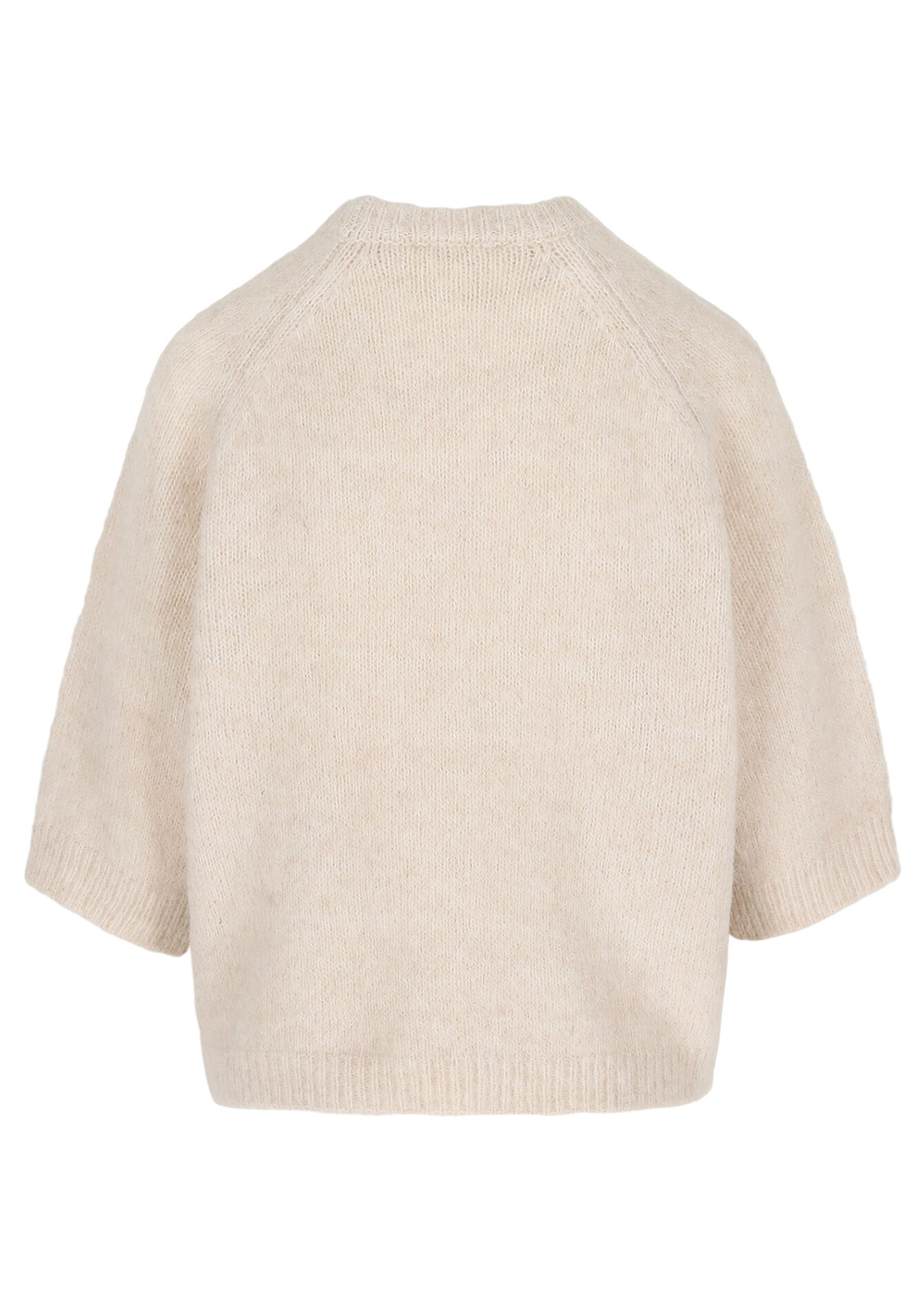 Trui met 3/4 raglanmouwen - VANILLA WHITE - 04006927_1013