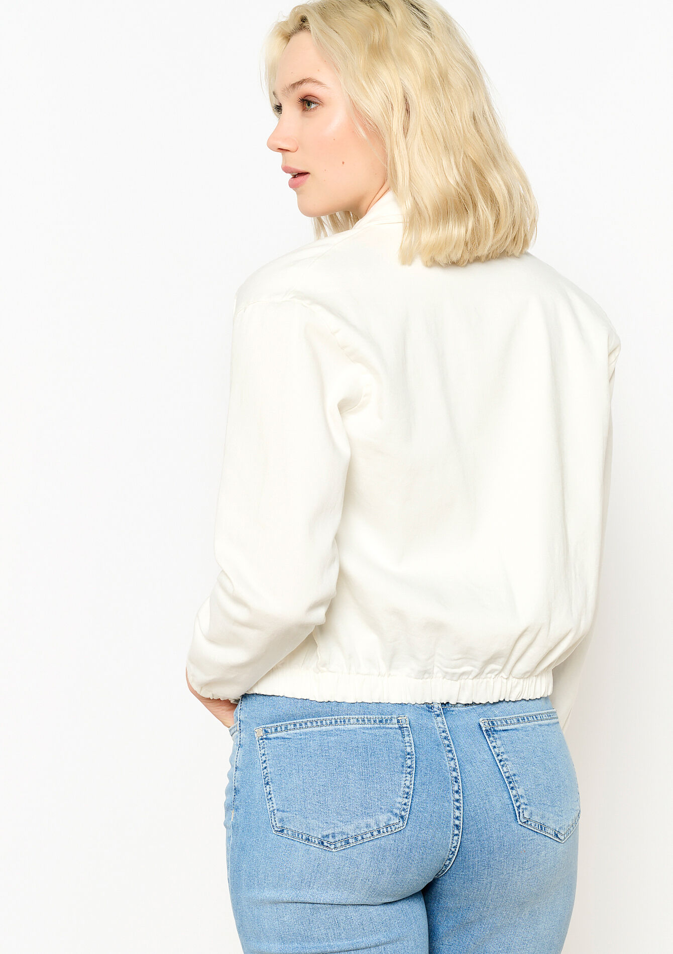 Jacket in twill - OFFWHITE - 1100639