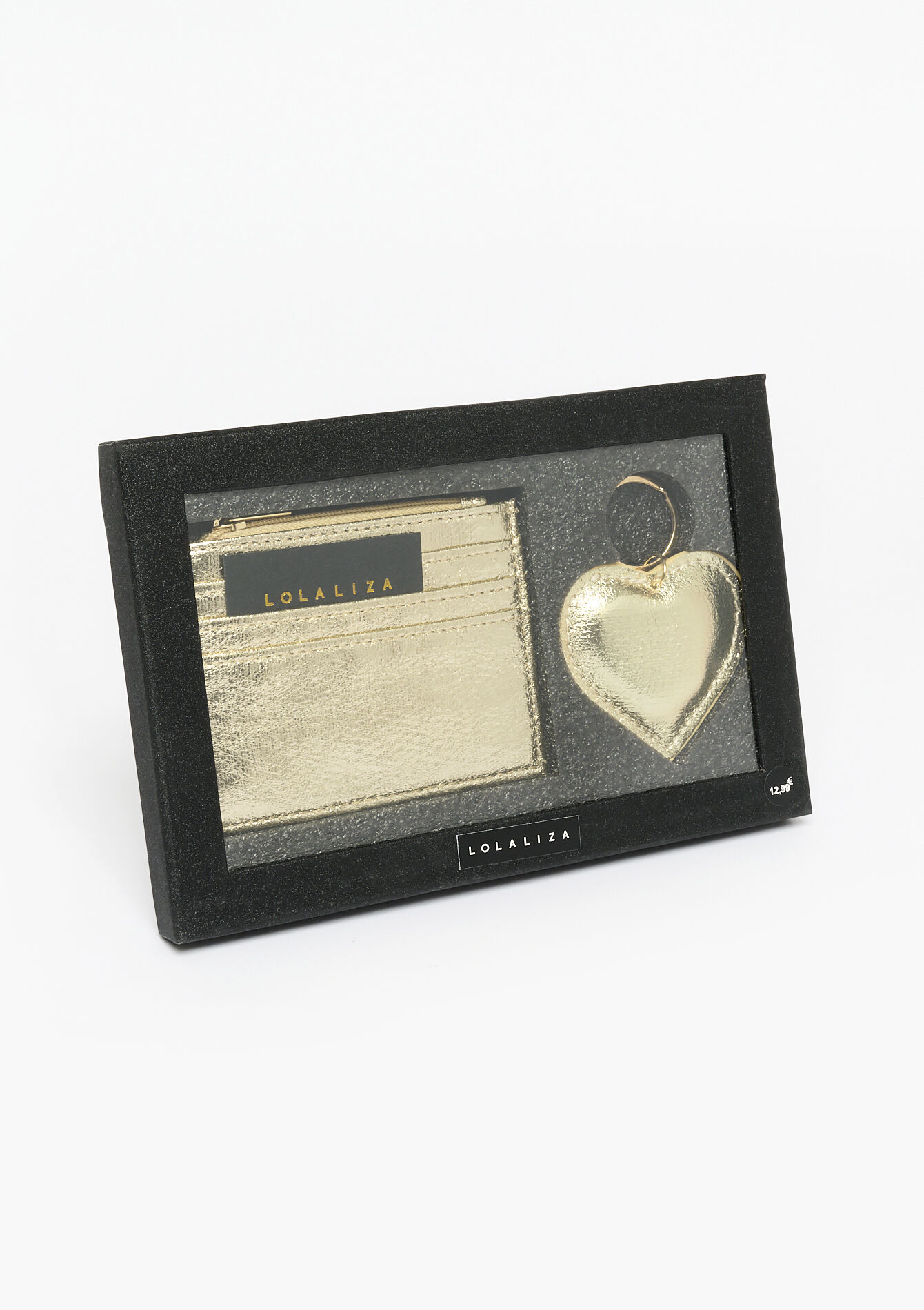 Set sleutelhanger en portemonee, Set sleutelhanger en portemonee - GOLD - 1088880