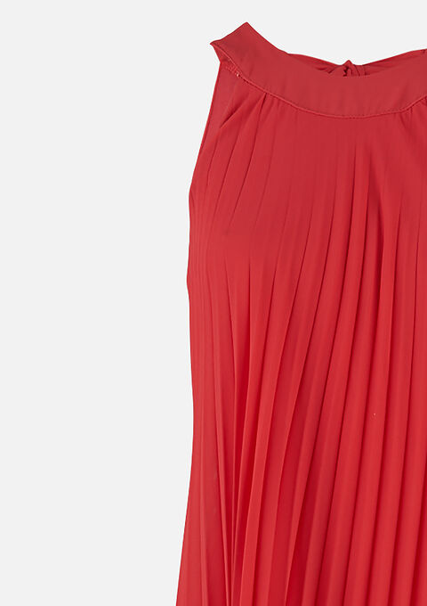 Maxi Jurk Met Plisse Lolaliza