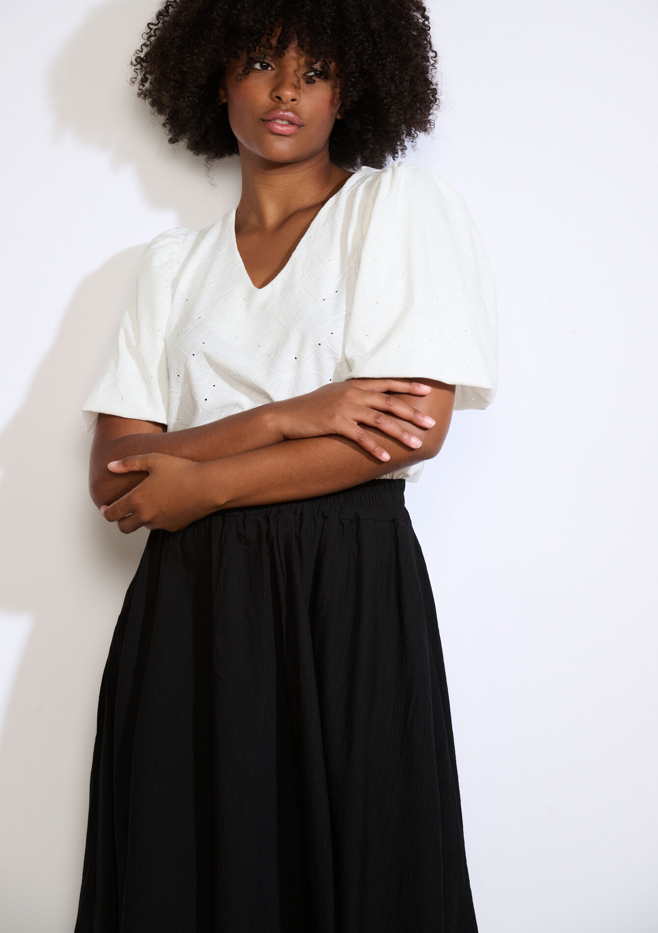 Haut à manches bouffantes, Haut à manches bouffantes, , back