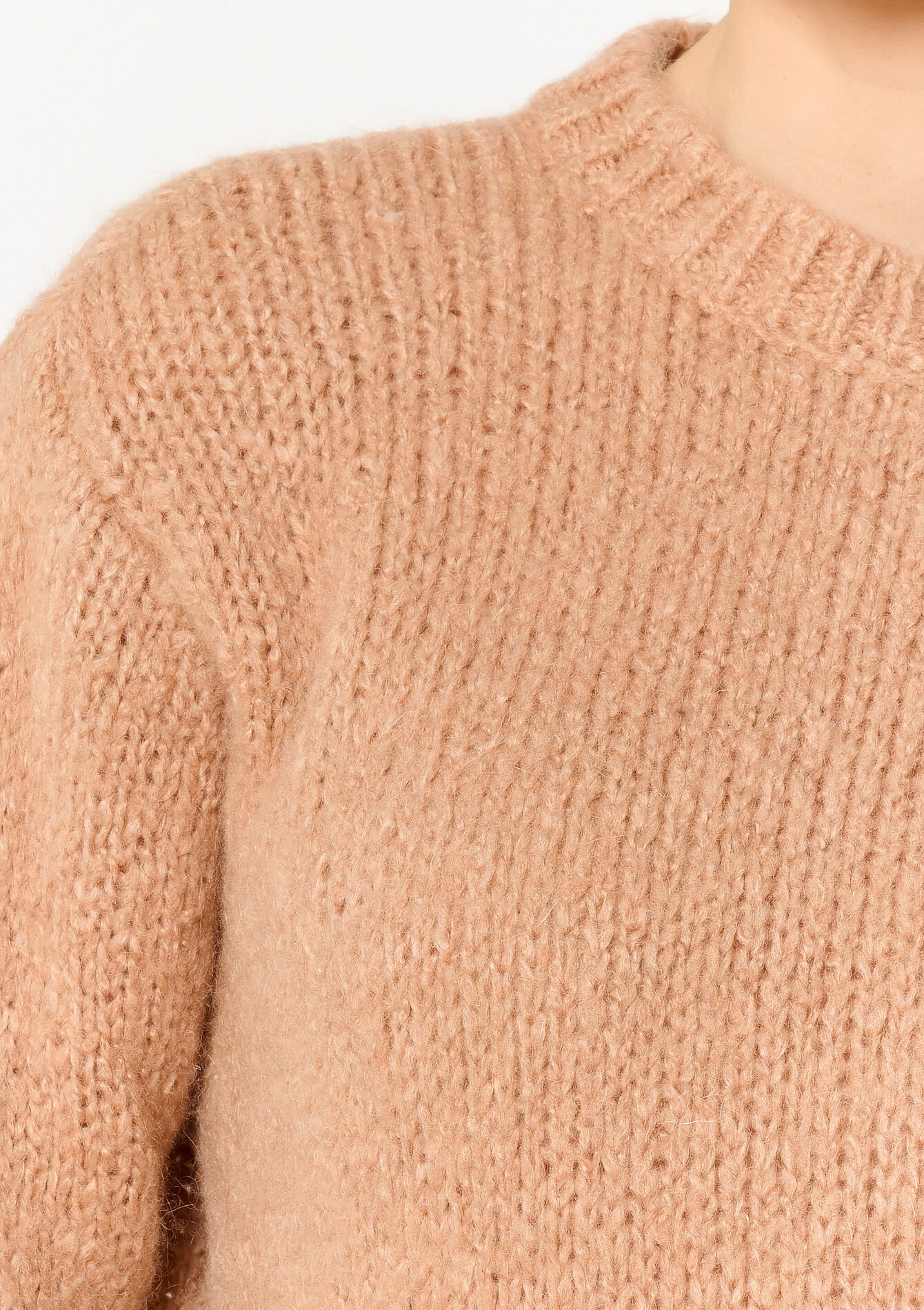 Mohair trui, Mohair trui - LT BEIGE - 04006785_2527