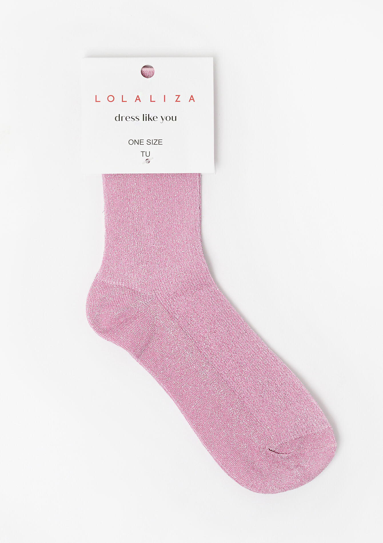 Lurex sokken, Lurex sokken - FUCHSIA - 17101296_5626