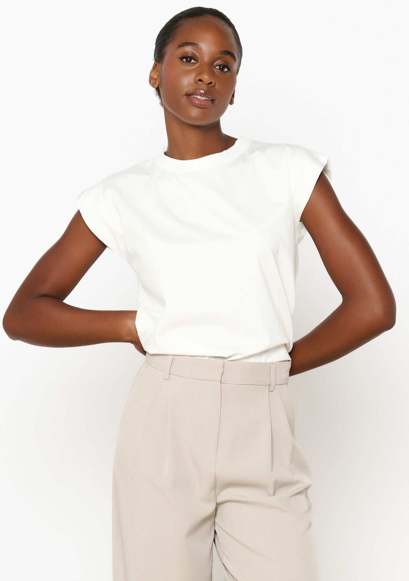 T-shirt à manches courtes, T-shirt à manches courtes - OPTICAL WHITE - 02301683_1019