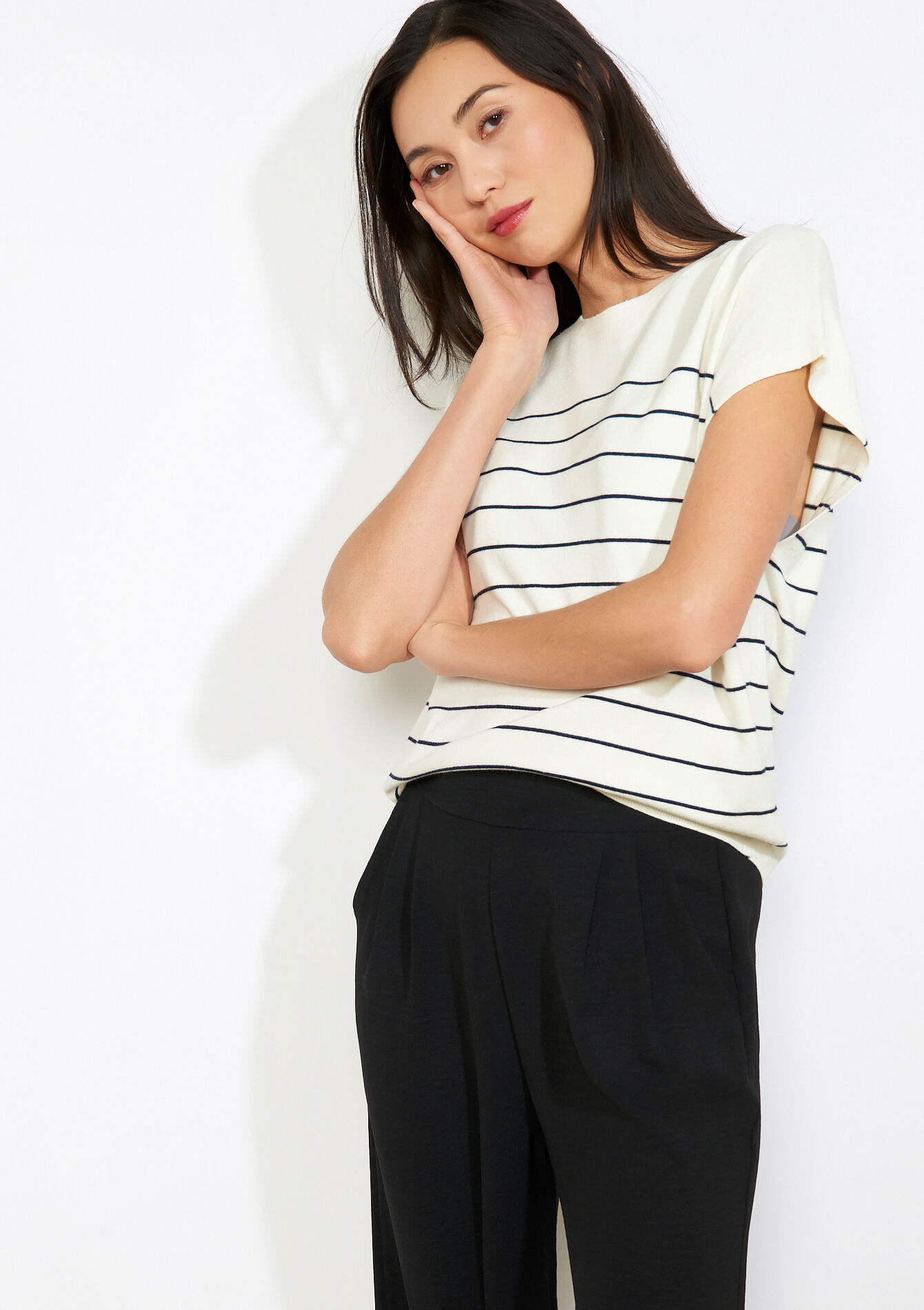 Pull manches courtes - OFFWHITE - 04007027