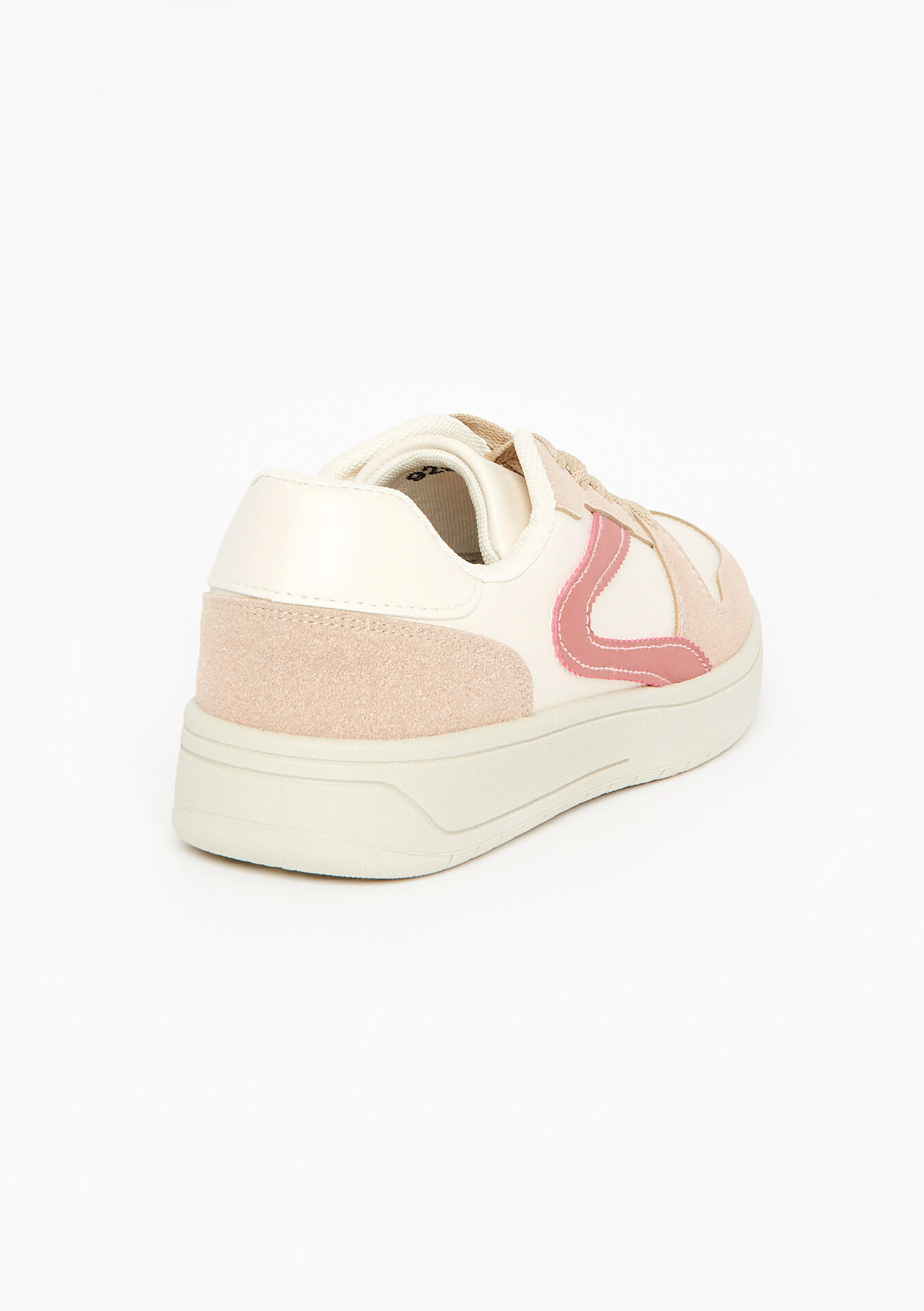 Baskets en similicuir, Baskets en similicuir - LT BEIGE - 13000705_2527