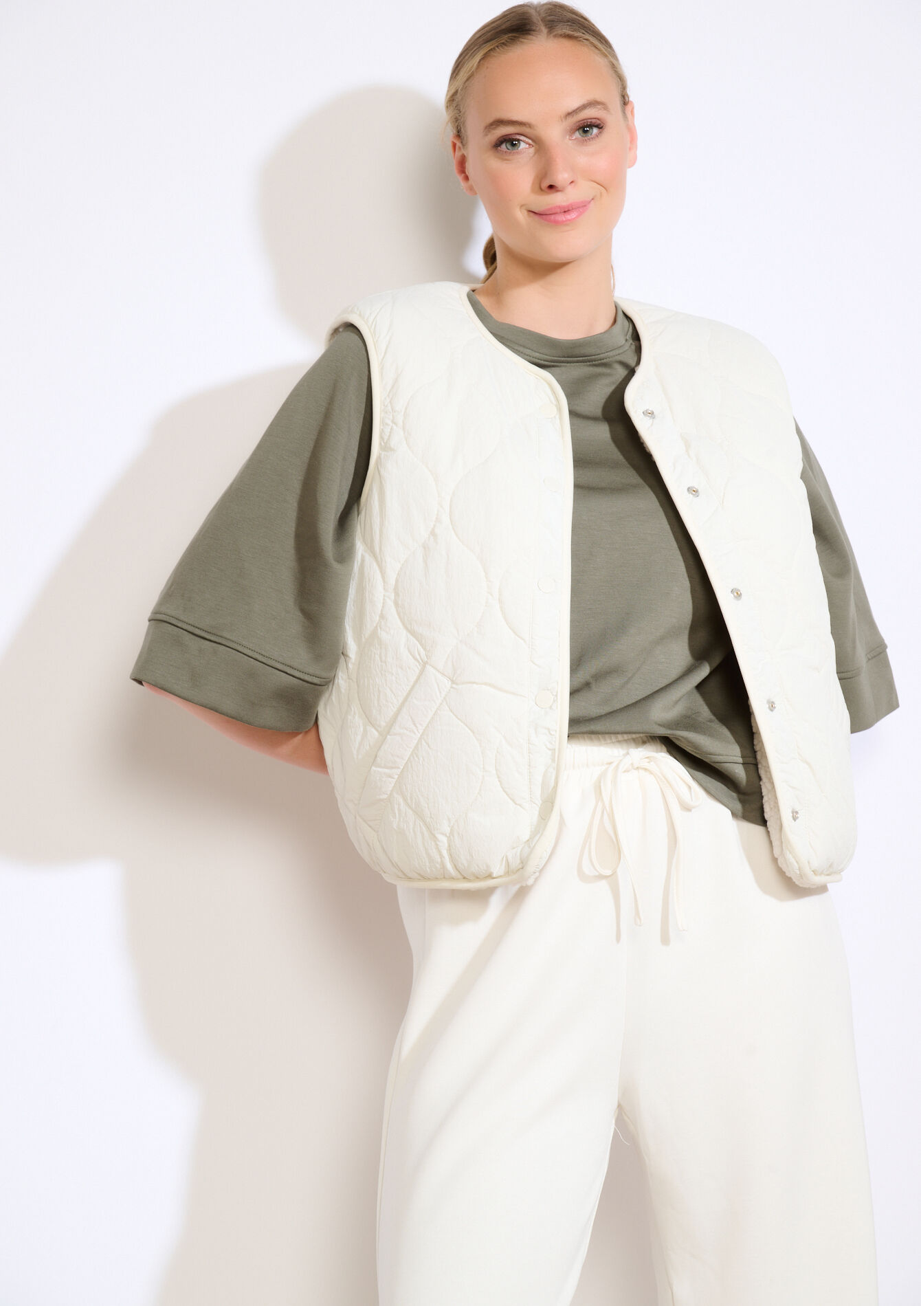 Omkeerbare bodywarmer, Omkeerbare bodywarmer, , back