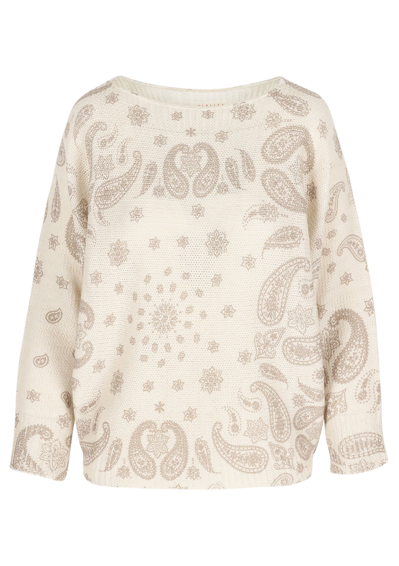 Jacquardtrui met paisley, Jacquardtrui met paisley - LT BEIGE - 04007037_2527