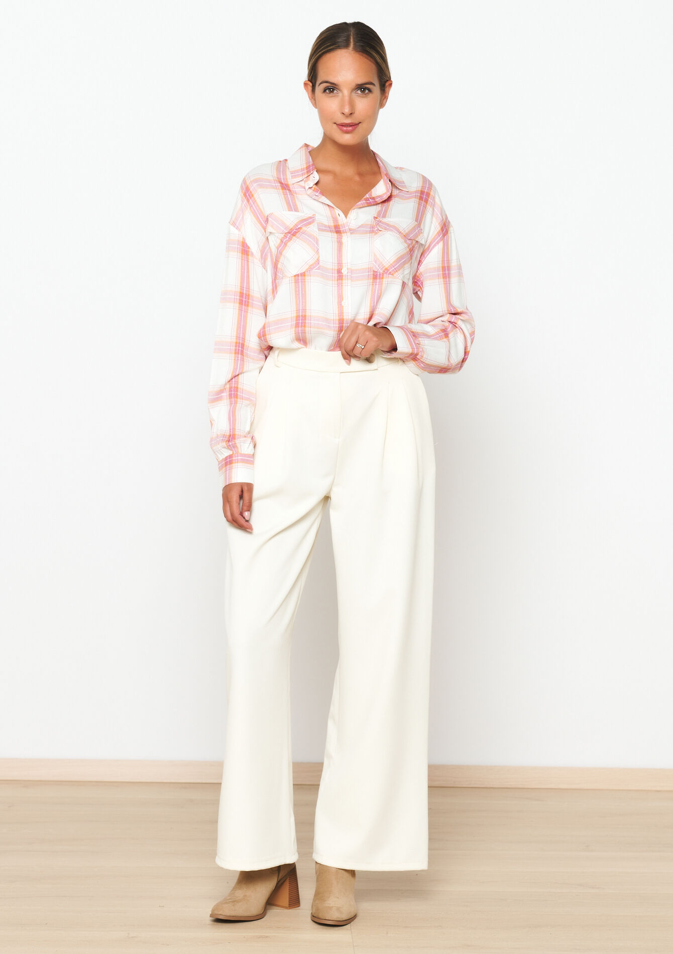 Chemise à carreaux, Chemise à carreaux - OFFWHITE - 05702544_1001