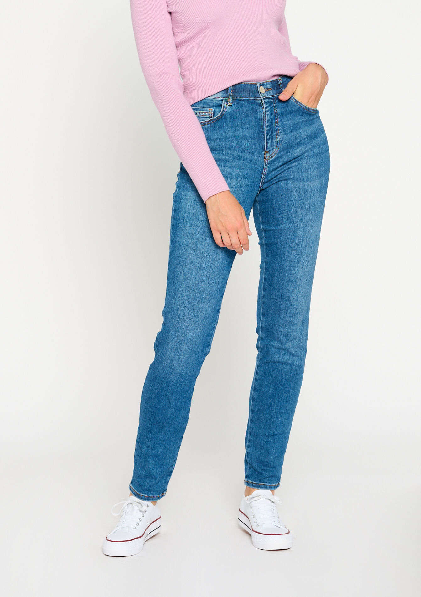 Multiple size slim jeans, Multiple size slim jeans - MEDIUM BLUE - 22000393_0500