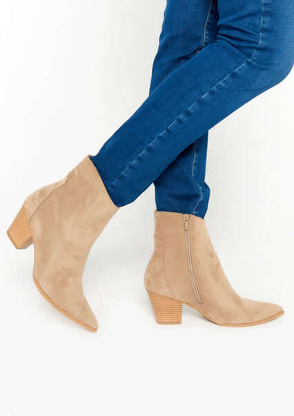 Suede boots - TAUPE - 13100205_1021