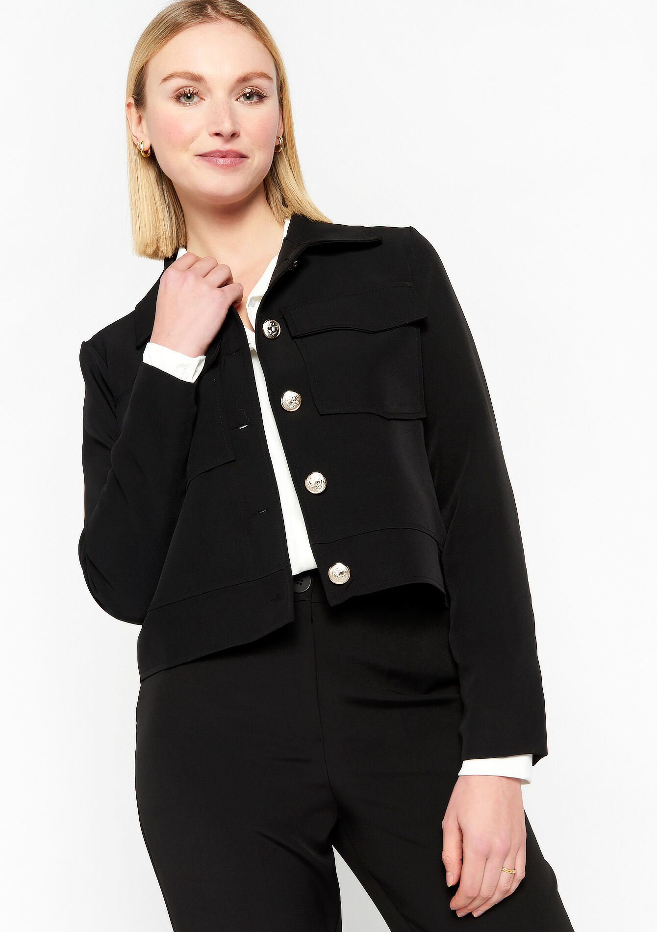 Jacket - BLACK - 09100743_1119