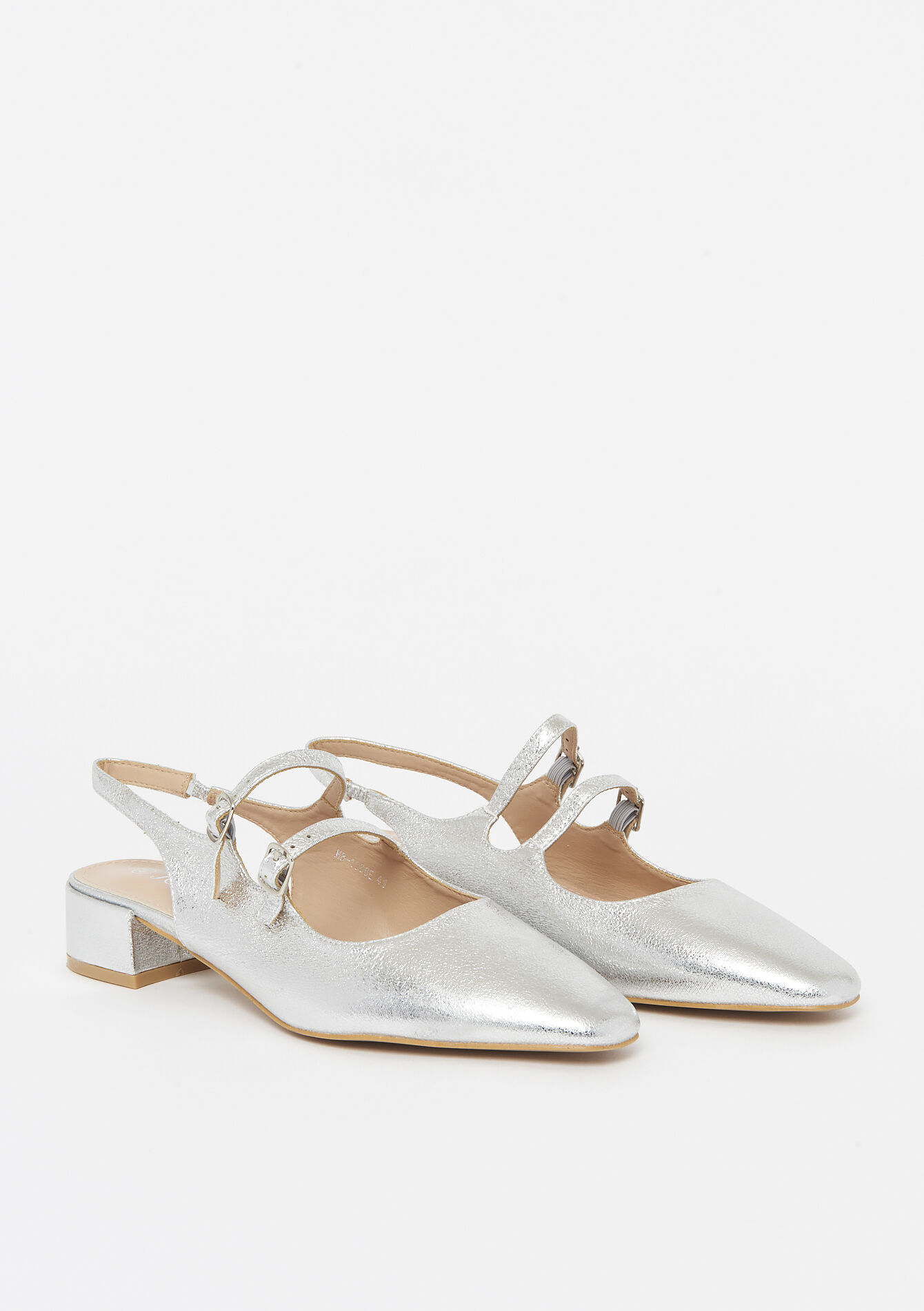 Ballerines à deux brides - SILVER - 13100326_1059