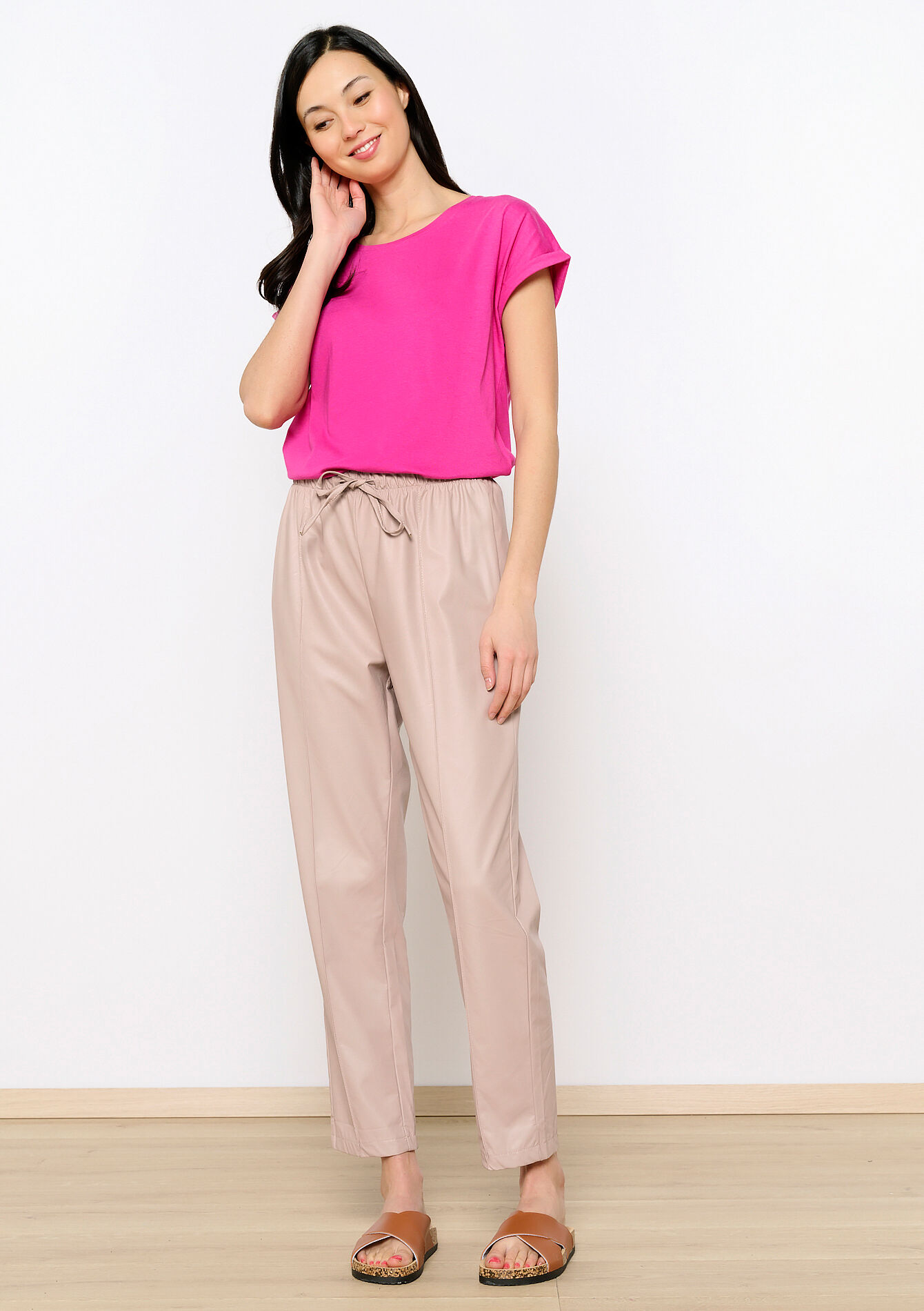 Basic T-shirt, Basic T-shirt - FUCHSIA - 02301493_5626